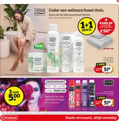 Vogue parfum deospray Charming, Parfum deodorant spray Charming, 3 x 150 ml. - Voorbeeld van een folder van Kruidvat, geldig van 26.01.2026 | Pagina: 35