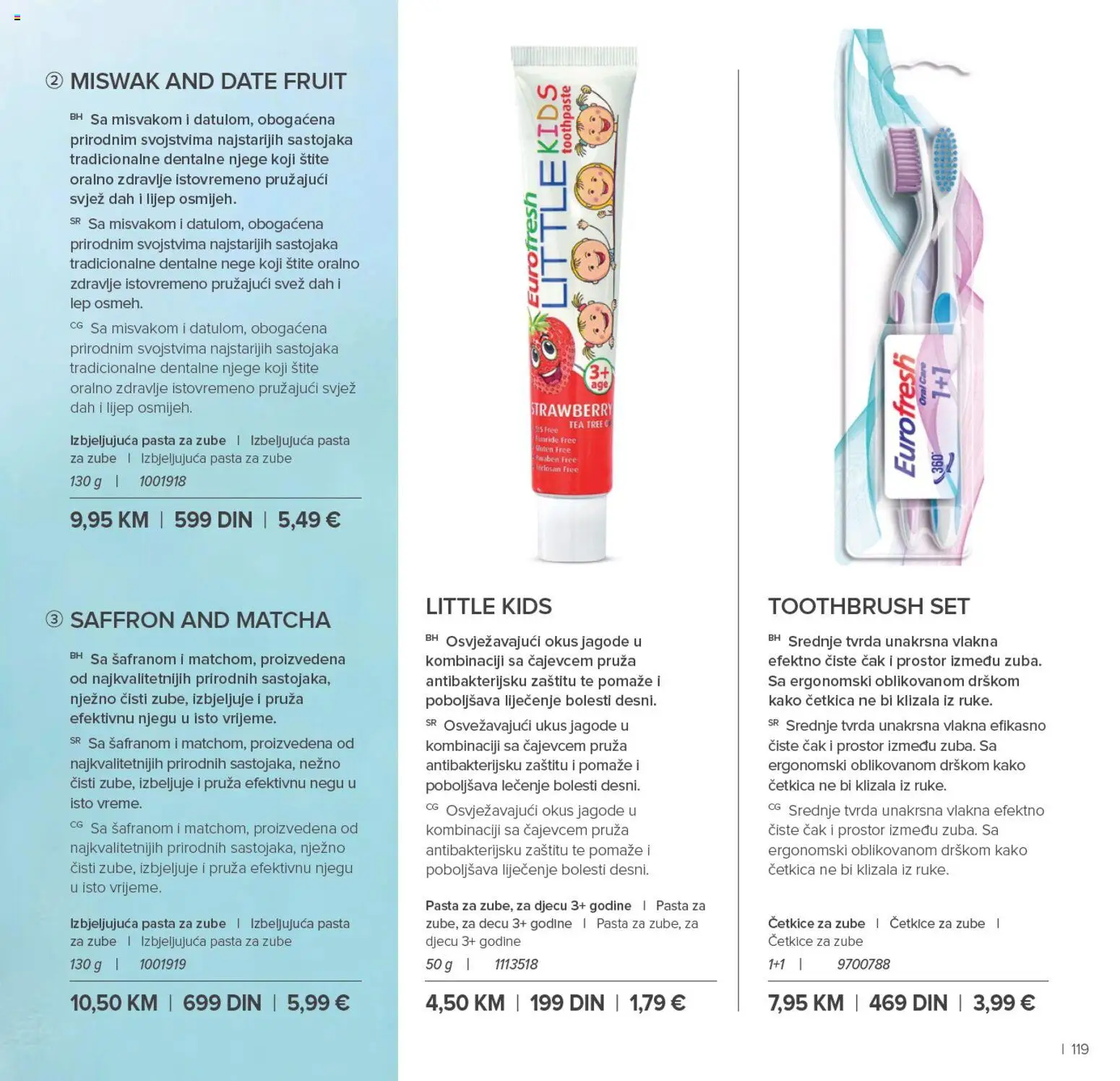 Farmasi katalog - važi od 01.01.2026 | Strana: 119 | Proizvode: Jagode, Pasta za zube