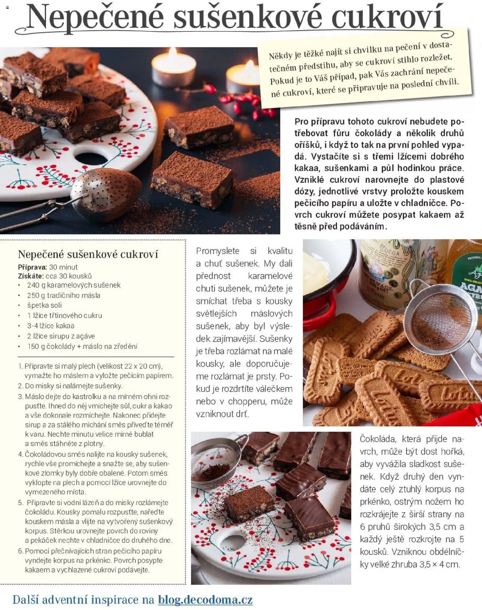 Decodoma katalog Advent 2025 od 24.11.2025 | Strana: 22 | Produkty: Plech, Sirup, Cukroví, Kakao