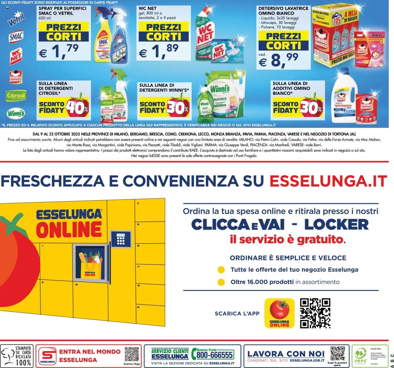 Volantino Esselunga S del 09.10.2025 | Pagina: 31 | Prodotti: Lavatrice, WC