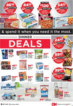 OK Foods specials catalogue – valid from 24.10.2025 | Page: 5 | Products: Frozen vegetables, Chicken, Beef, Vegetables