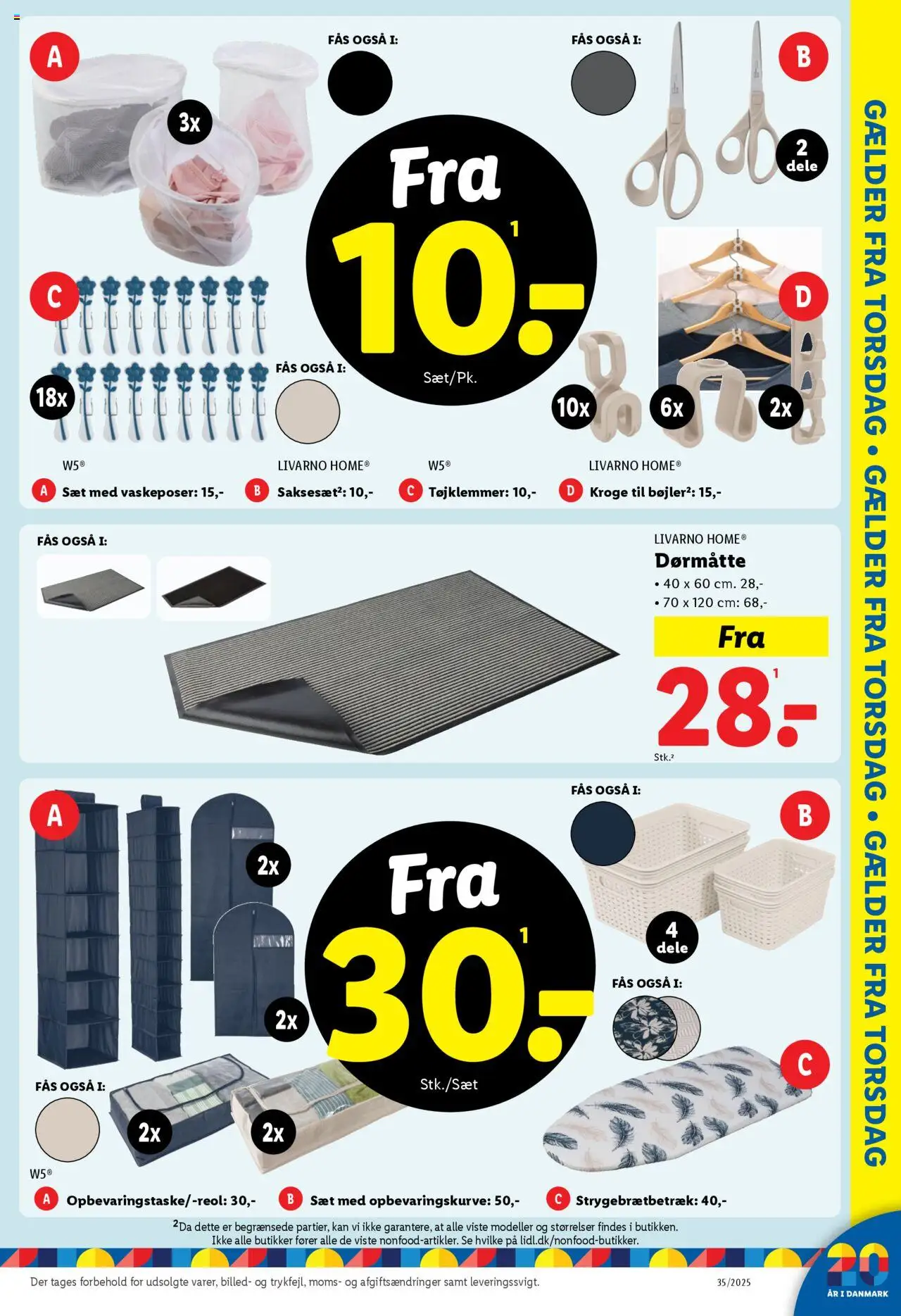 Lidl Tilbudsavis gyldig fra 24.08.2025 | Side: 31 | Produkter: Dørmåtte