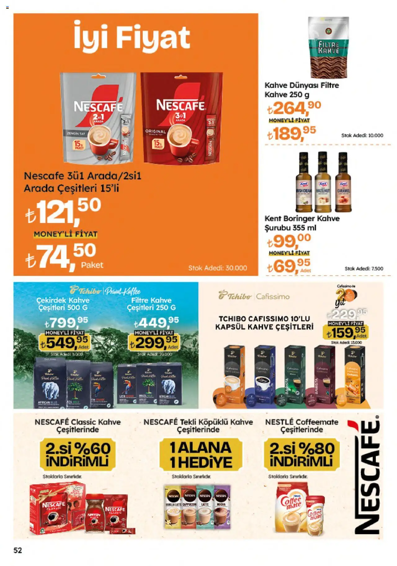 Migros Katalog - Migroskop - 07.08.2025 tarihinden itibaren geçerlidir | Sayfa: 52 | Ürünler: Kahve