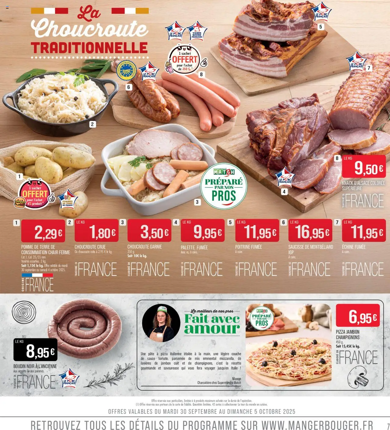  | Page: 7 | Produits: Pomme, Pomme de terre, Pizza, Pommes