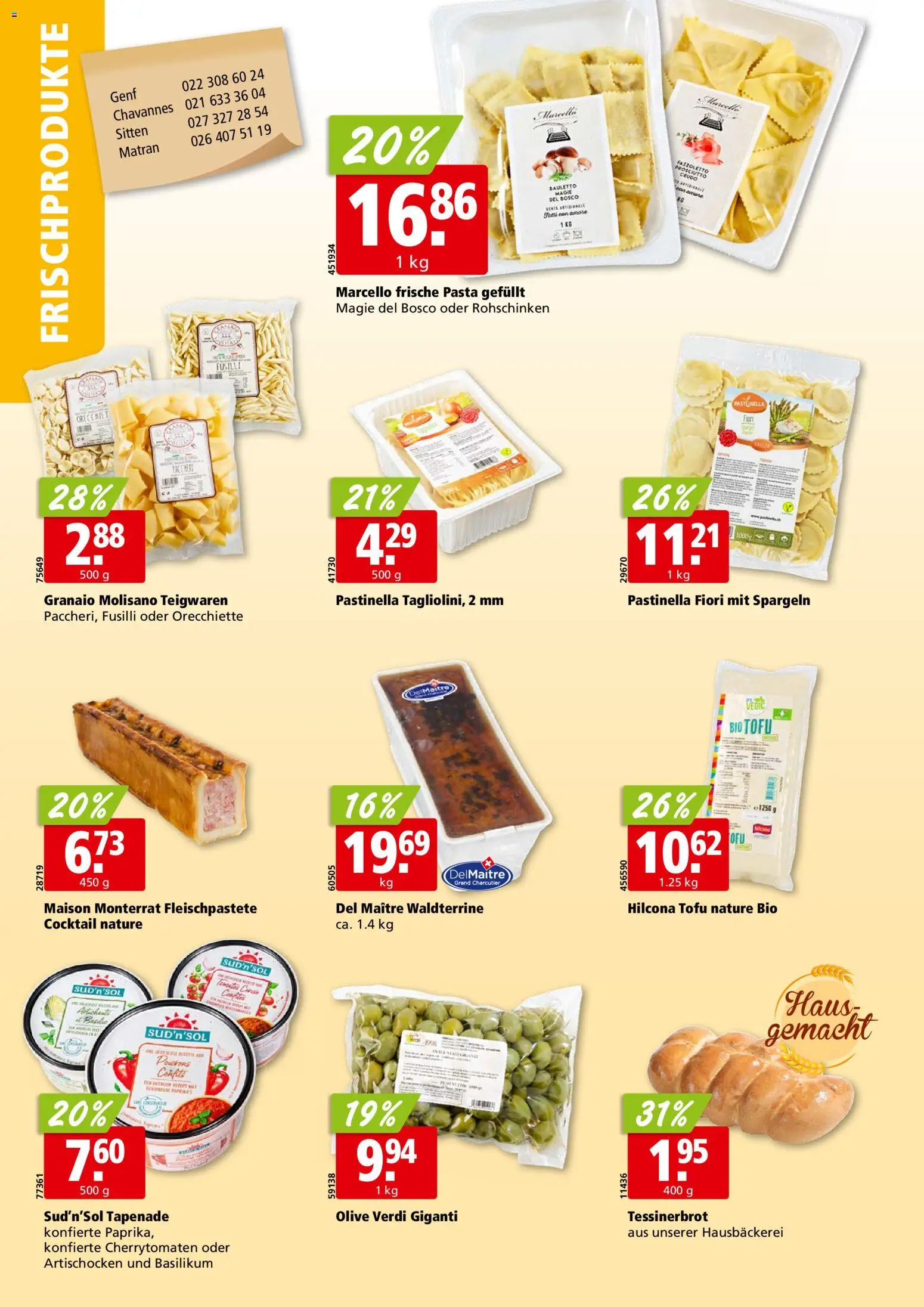 Aligro Aktionen Chavannes, Matran, Genf, Sitten – gültig ab 02.03.2026 | Seite: 12 | Produkte: Teigwaren, Pasta