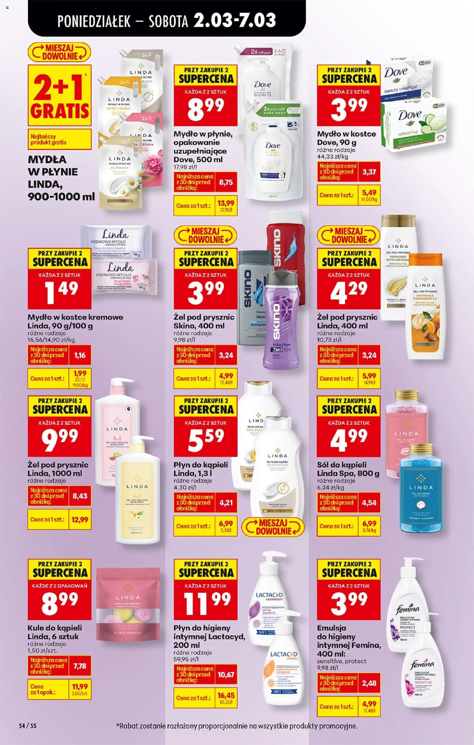 Biedronka Polsko leták od 02.03.2026 | Strana: 82 | Produkty: Mléko, Olej, Lactacyd, Dove