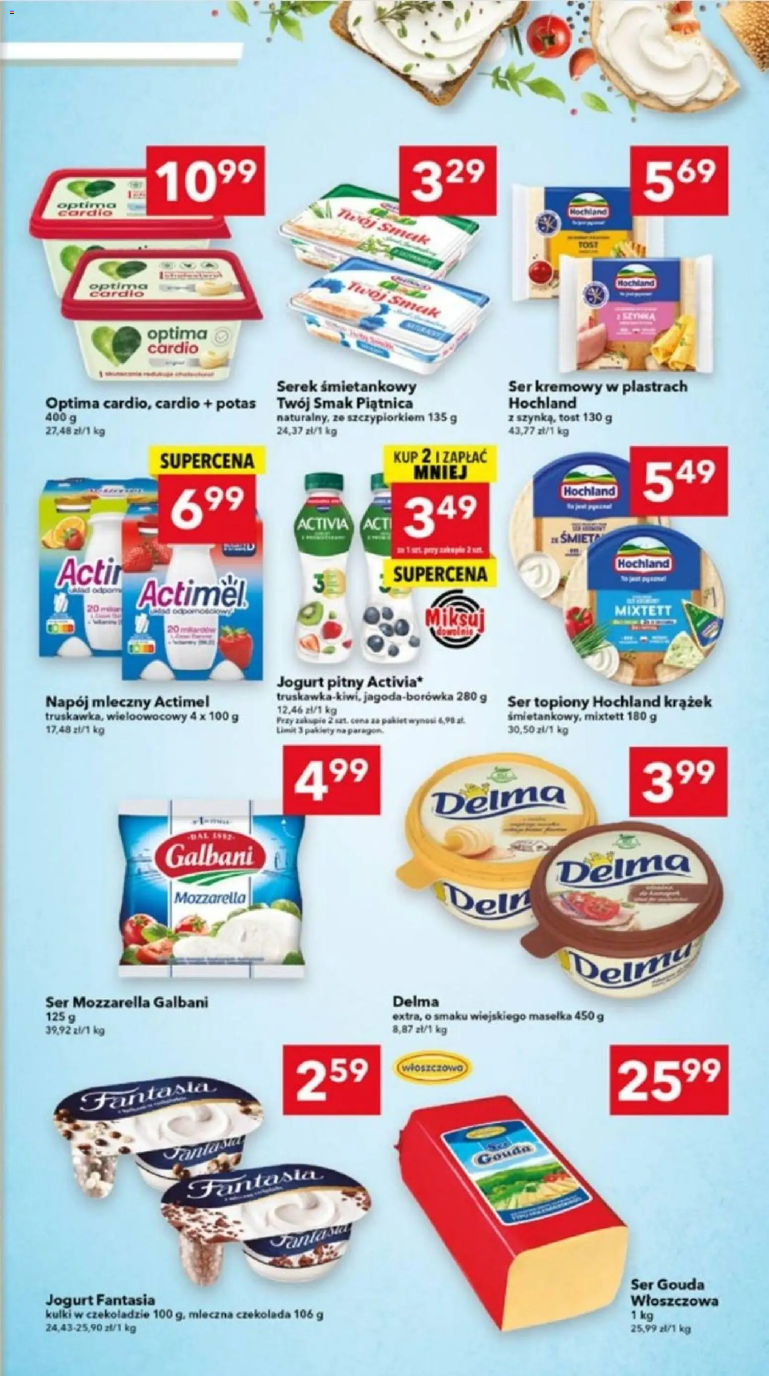 Lewiatan gazetka - Szczecin od 20.11.2025 | Strona: 3 | Produkty: Ser topiony, Ser, Czekolada, Mozzarella