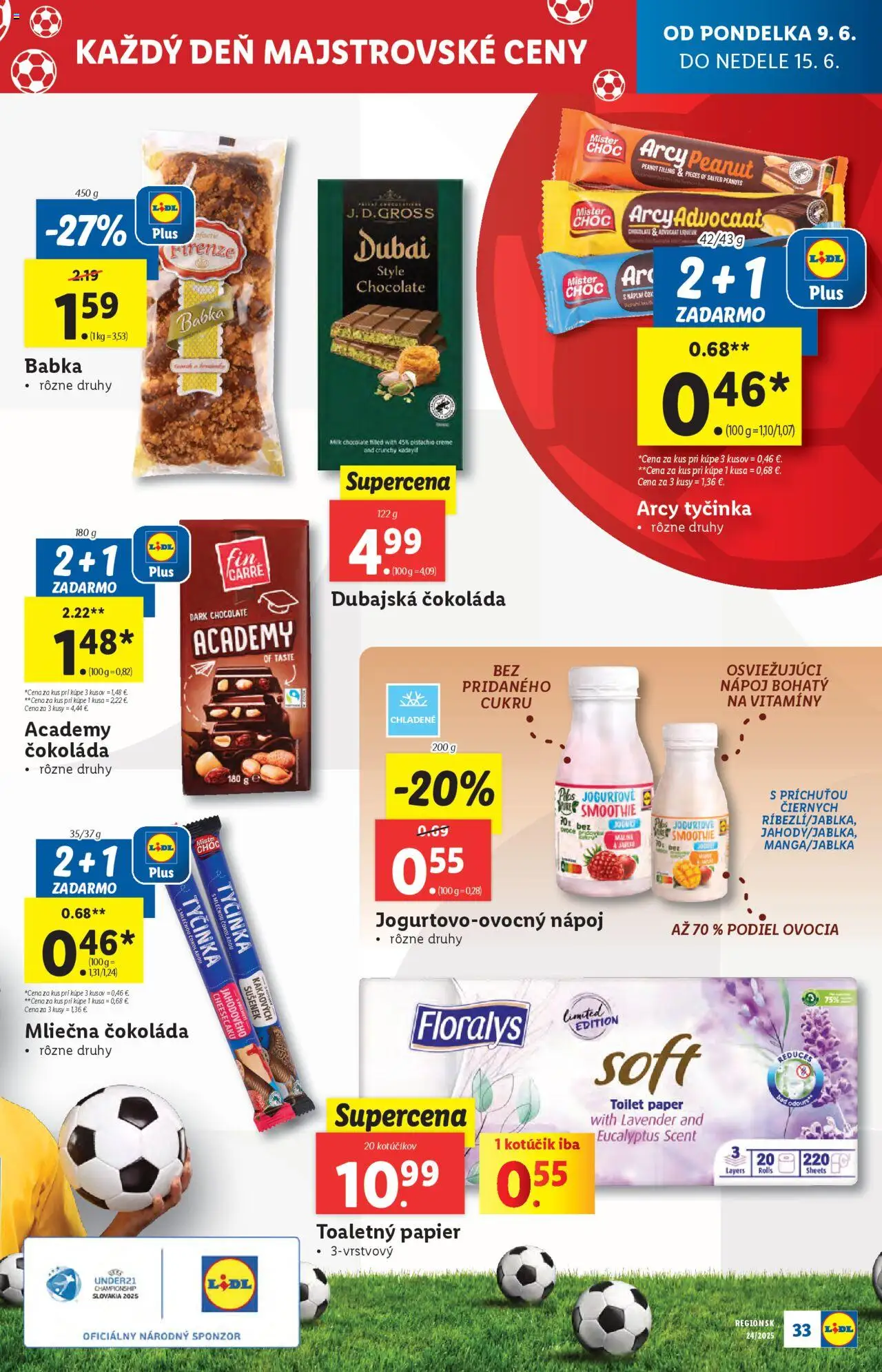 Lidl leták │ platný od 09.06.2025 | Strana: 37 | Produkty: Toaletný papier, Čokoláda