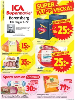 ICA Supermarket - Borensberg - Förhandsvisning av reklamblad från butik ICA Supermarket aktuell från 09.02.2026