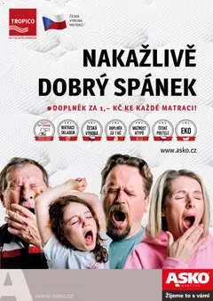 Náhled letáku ASKO nábytek leták - Nabídka matrací od 01.01.2026