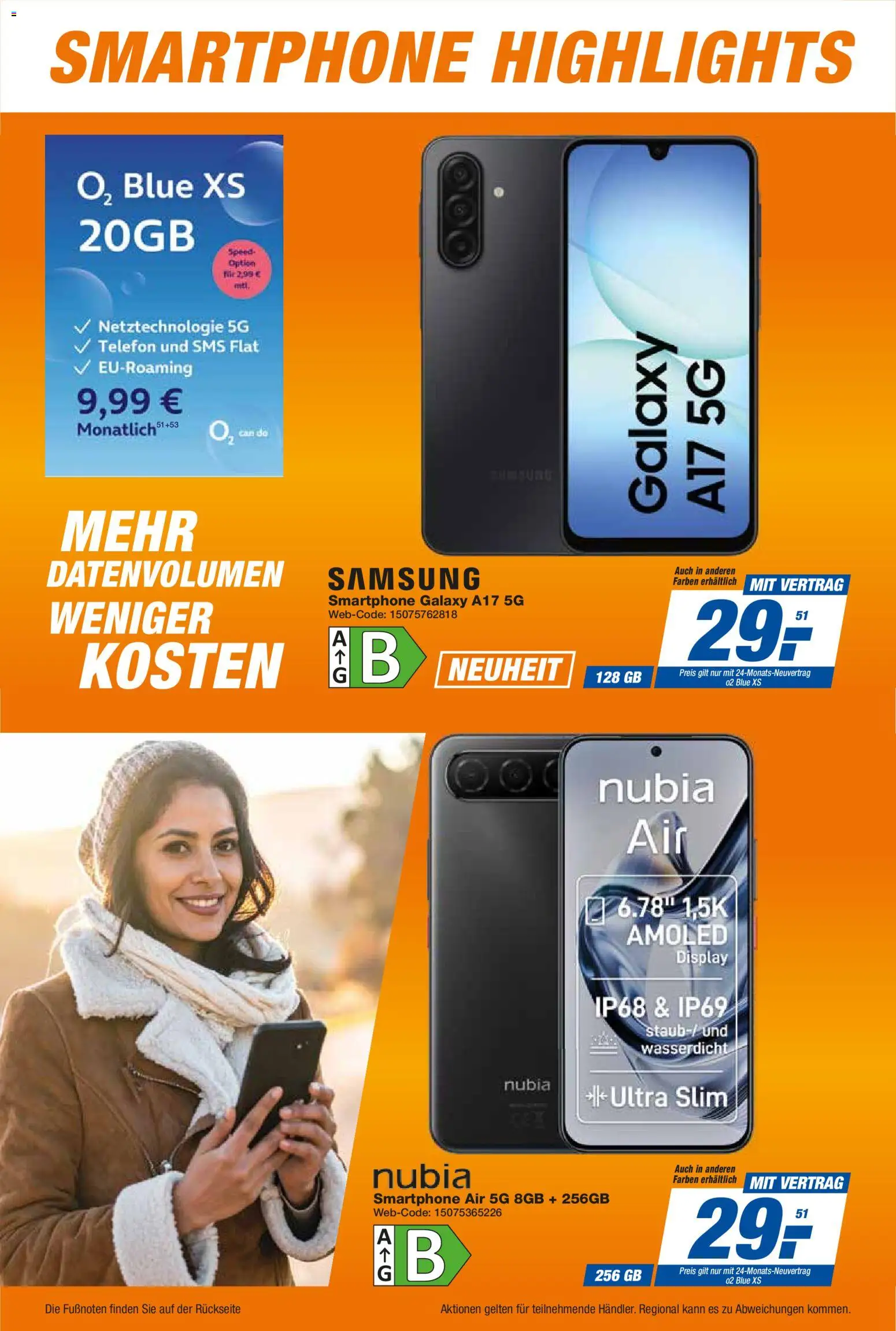 Expert Smarthphone Highlights im November – gültig ab 01.11.2025 | Seite: 20 | Produkte: Samsung, Telefon, Smartphone
