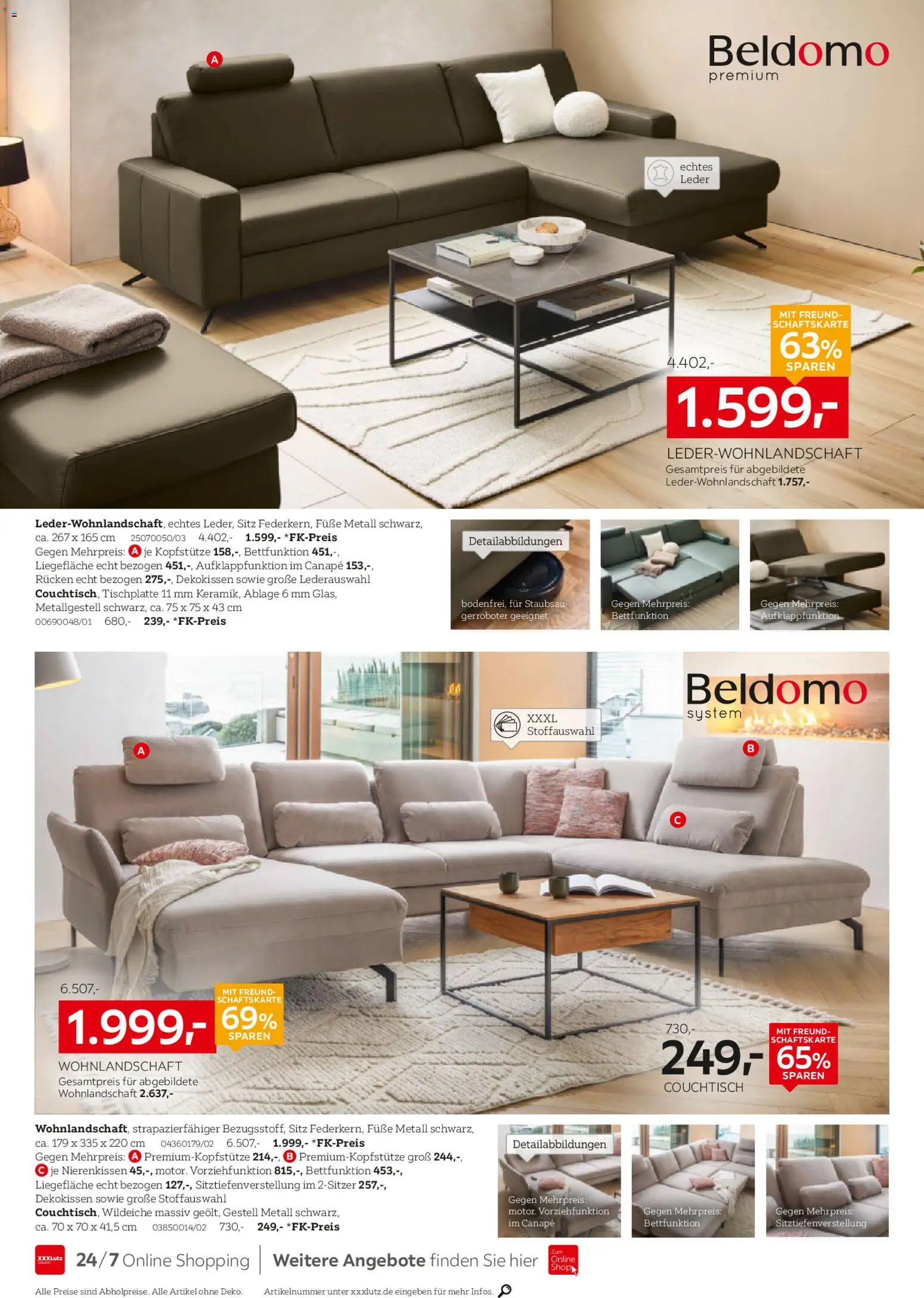 XXXL Lutz Polstermöbel-Testerinnen und -Tester gesucht! – gültig ab 26.10.2025 | Seite: 6 | Produkte: Wohnlandschaft, Couchtisch