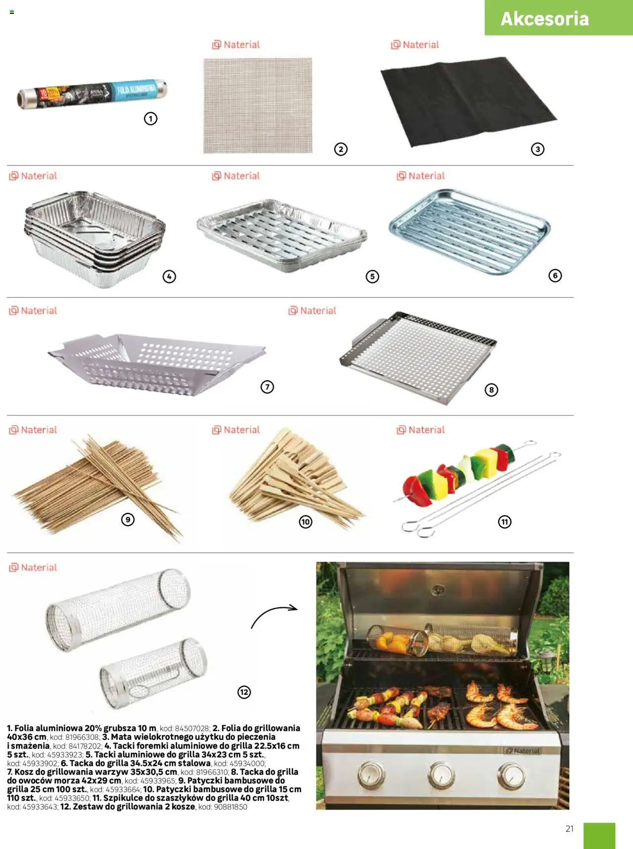 Leroy Merlin Gazetka - Grille  od 01.03.2025 | Strona: 21 | Produkty: Kosz