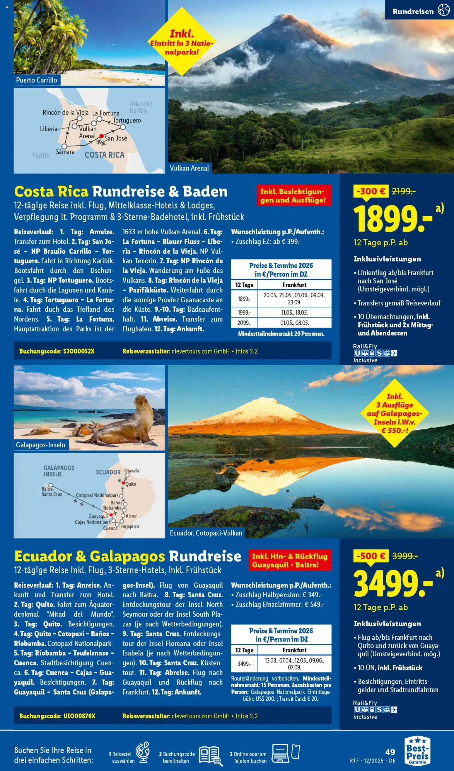 Lidl Reisen Dezember/Januar Reise-Highlights – gültig ab 12.12.2025 | Seite: 49 | Produkte: Telefon