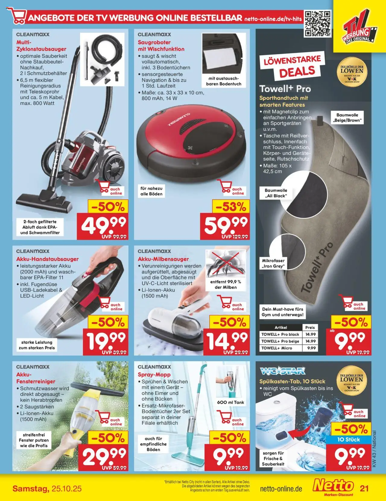 Netto Marken-Discount Prospekt 	 – gültig ab 20.10.2025 | Seite: 29 | Produkte: Tasche, Navigation, TV