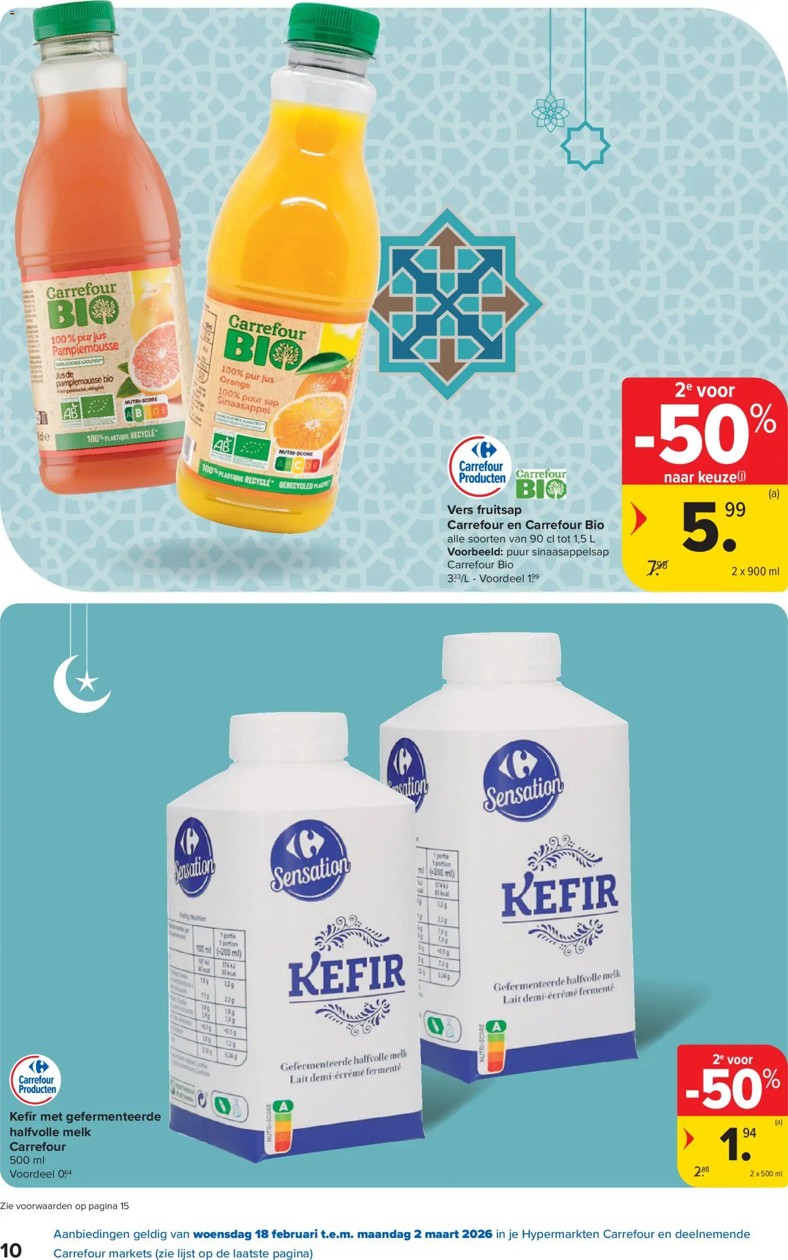 {H1} | Pagina: 10 | Producten: Sap, Halfvolle Melk, Melk