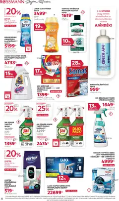 Rossmann Akciós újság - amely érvényes a következő dátumtól: 03.11.2025 | Oldal: 34 | Termékek: Páramentesítő, Somat, Nedves törlőkendő, Tisztítókendő
