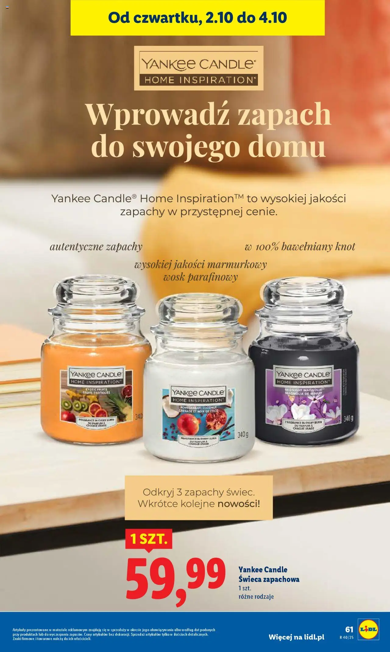Lidl Gazetka od 02.10.2025 | Strona: 65 | Produkty: Zapach