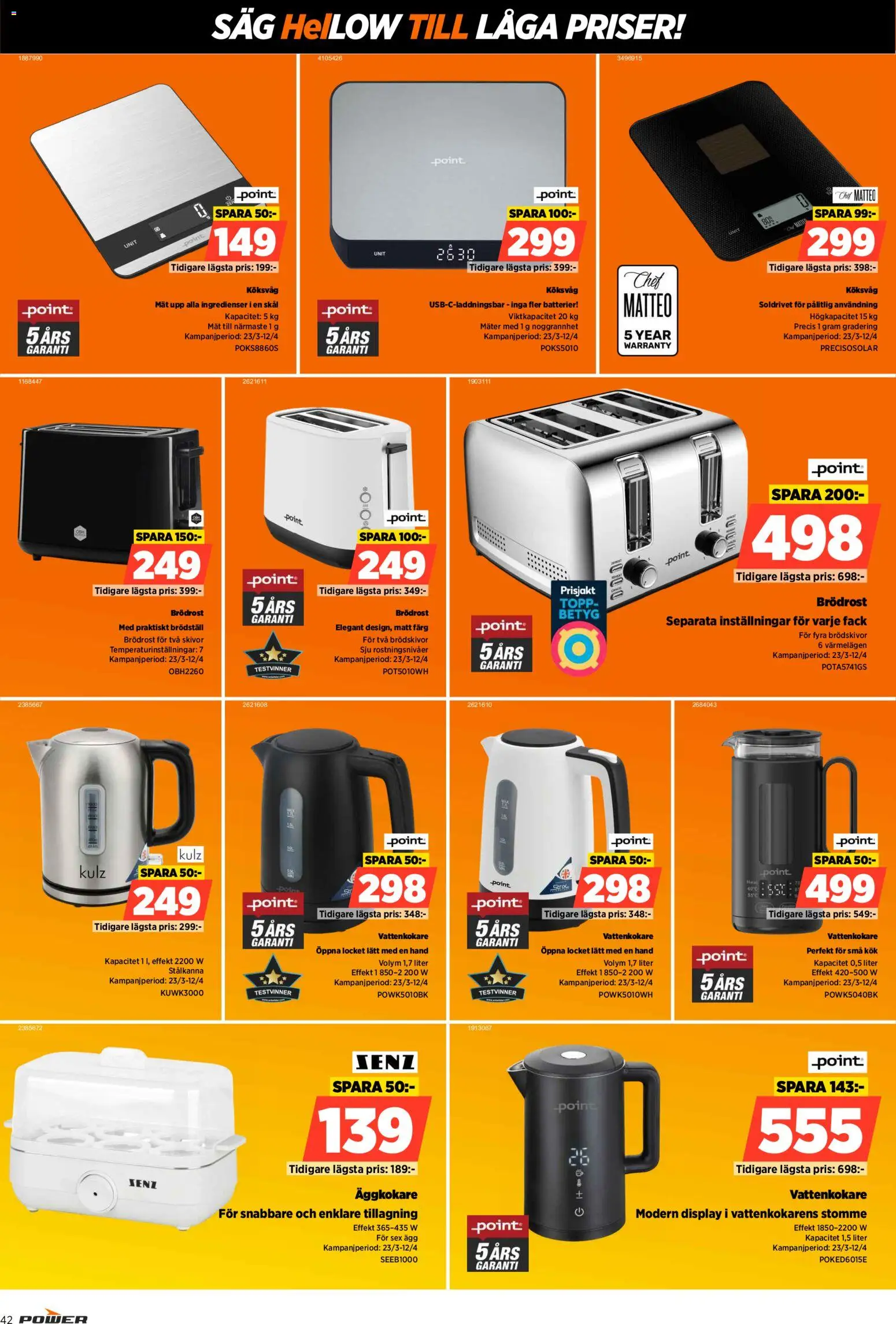 Power reklamblad aktuell från 06.04.2026 | Sida: 42