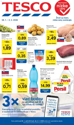Tesco leták platný od 28.01.2026