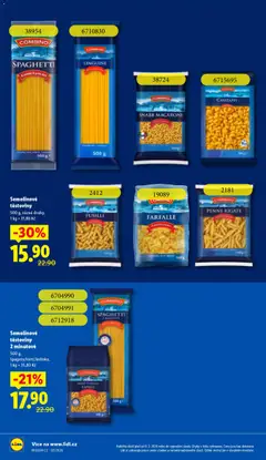Náhled letáku Semolinové těstoviny, 500 g, různé druhy od 11.02.2026 | Strana: 6