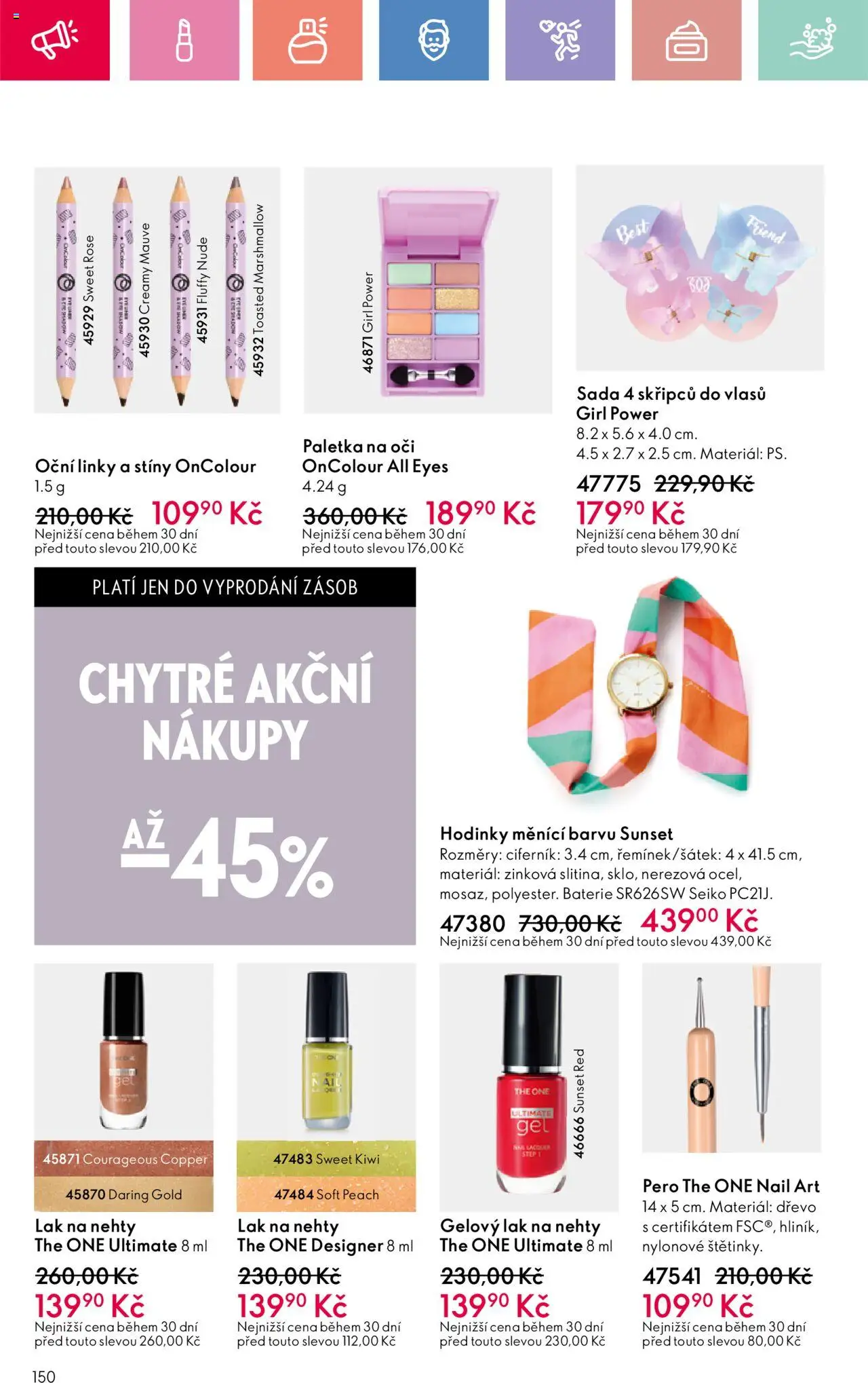 Oriflame katalog č.08/2025 od 25.05.2025 | Strana: 150 | Produkty: Marshmallow, Oční linky, Baterie, Lak na nehty