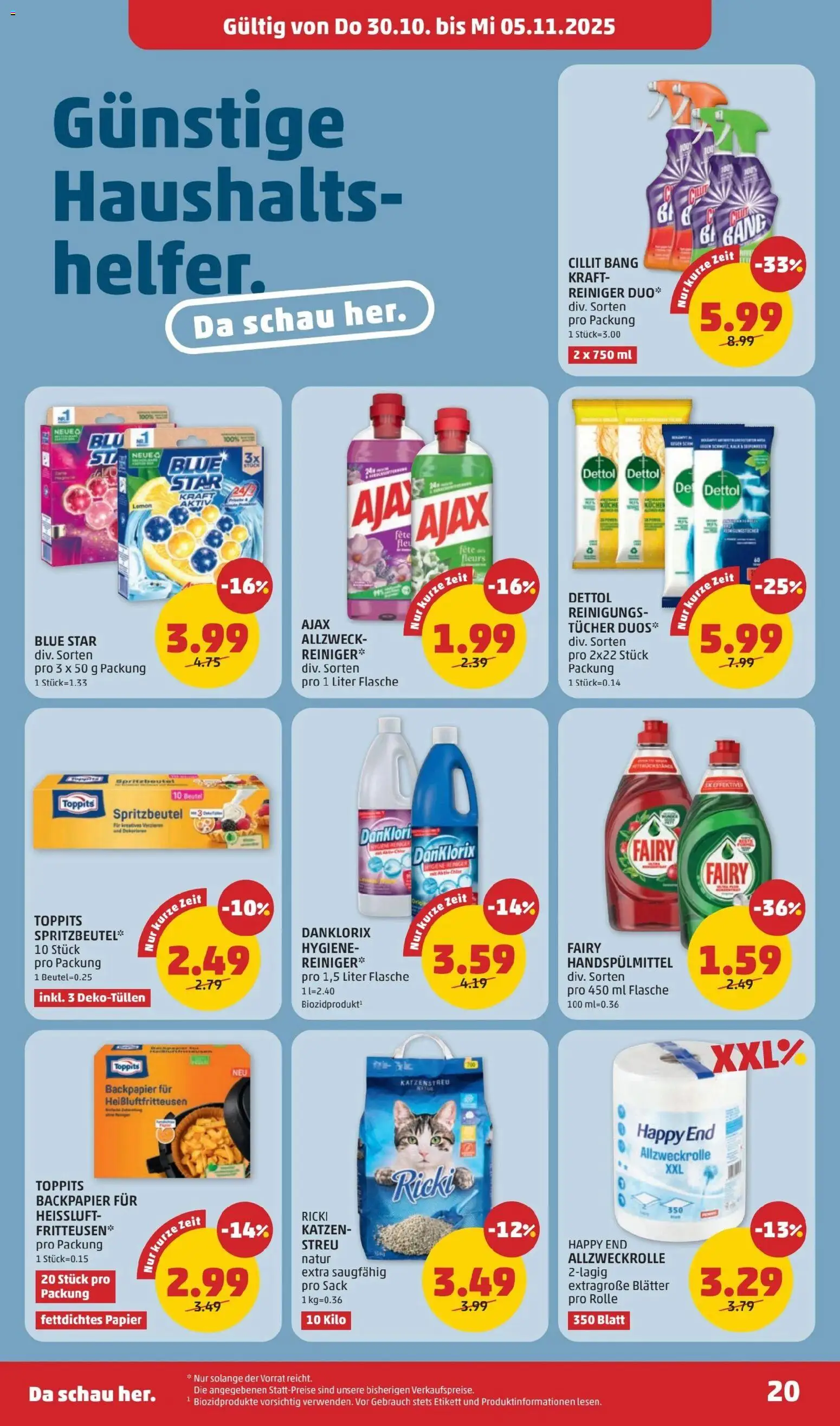 Penny Markt Flugblatt gültig ab 30.10.2025 | Seite: 20