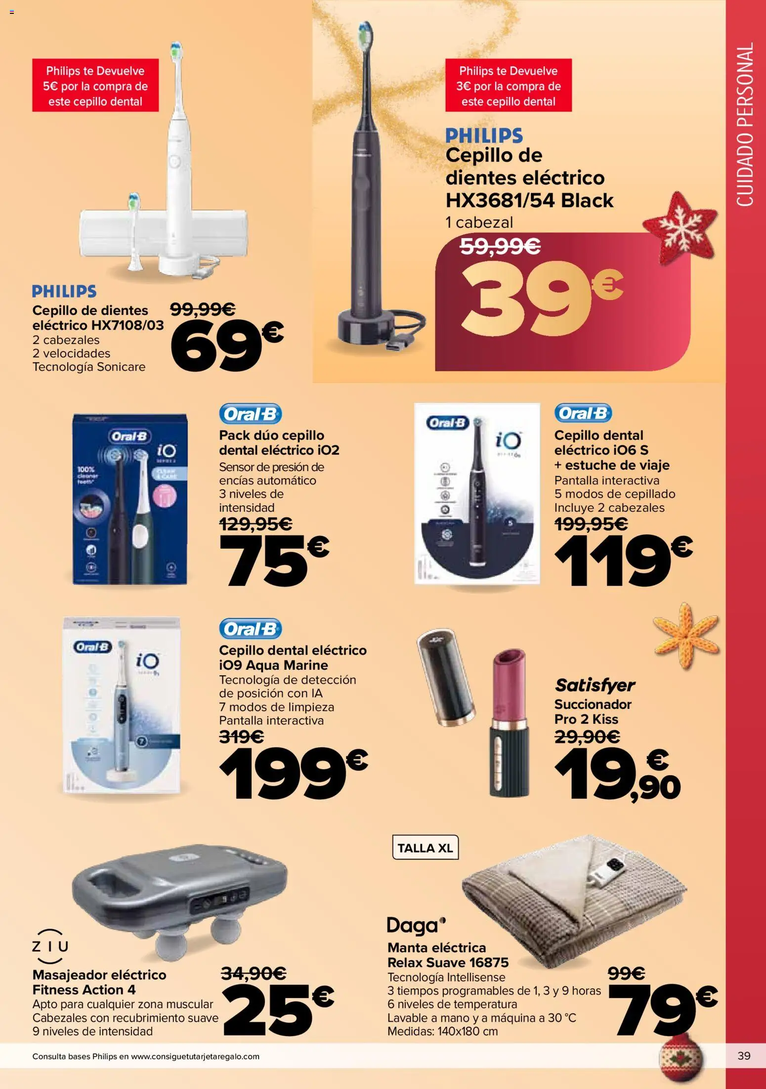 Carrefour folleto │ válido desde el 03.12.2025 | Página: 39 | Productos: Cepillo, Cepillo de dientes, Té, Cepillo de dientes eléctrico