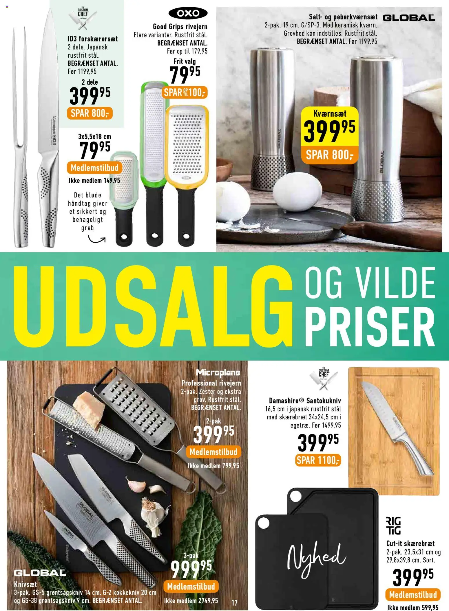 Imerco tilbudsavis – gyldig fra 27.12.2025 | Side: 17 | Produkter: Skærebræt, Rivejern, Salt