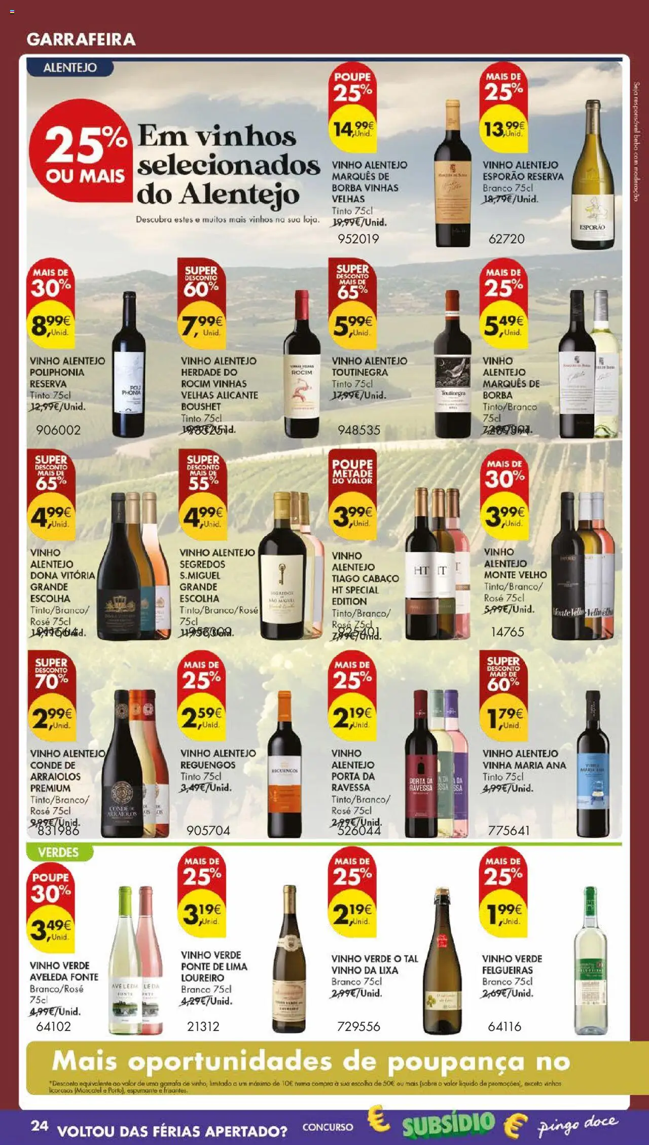 Pingo Doce folheto │ válido de 30.09.2025 | Página: 26 | Produtos: Lixa, Porta, Espumante, Vinho