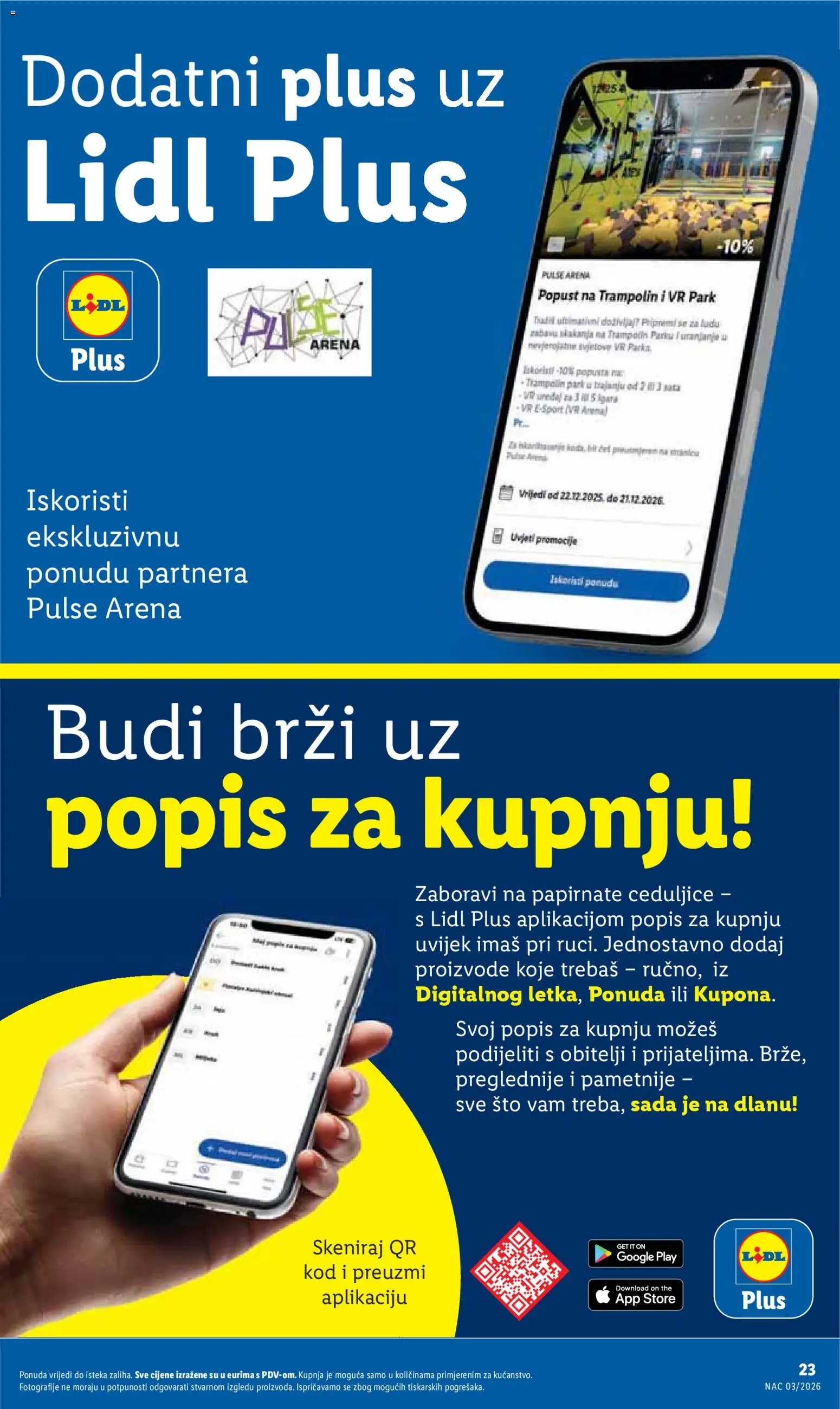 Lidl katalog | vrijedi od 12.01.2026 | Stranica: 23 | Proizvodi: Trampolin