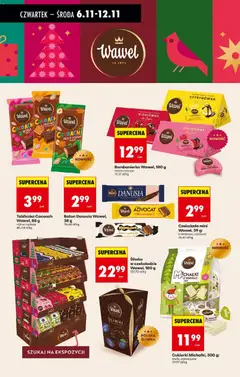 Pogląd oferty "Bombonierka Wawel, 180 g, różne rodzaje" - ważna od 06.11.2025 | Strona: 74 | Produkty: Kakao, Bombonierka, Śliwki, Czekolada