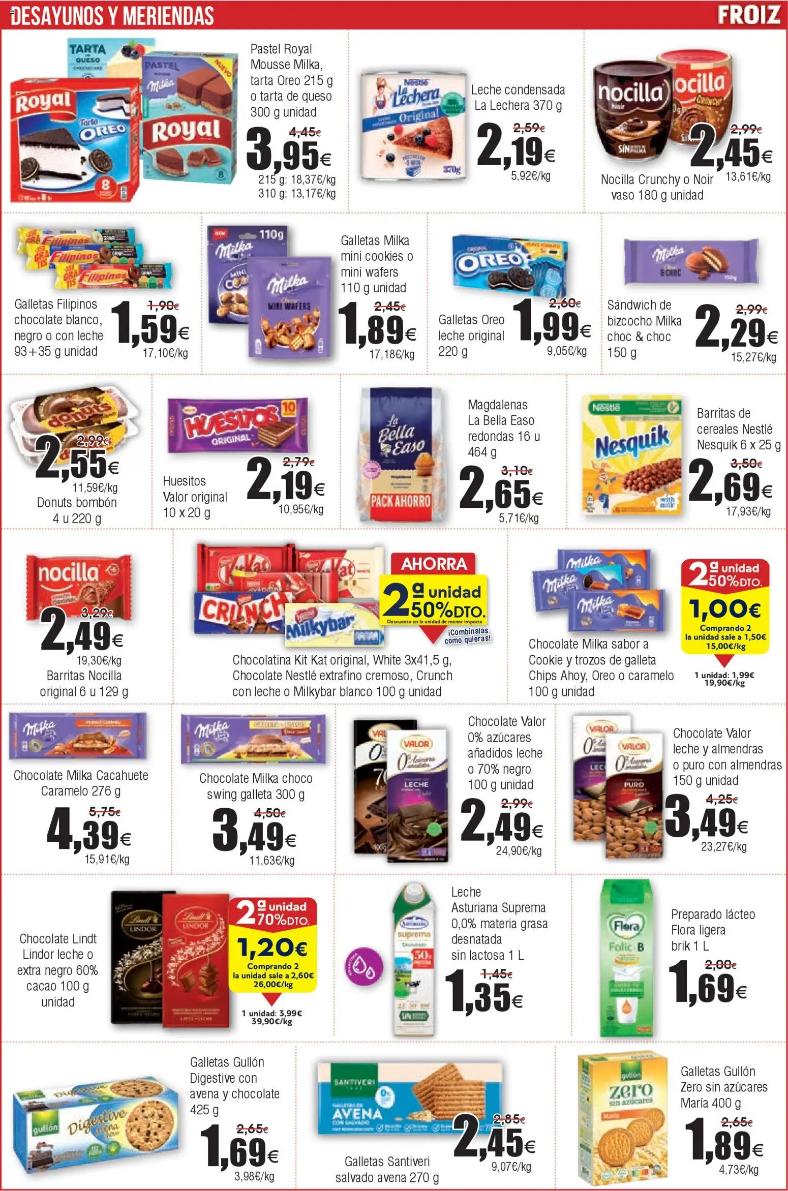 Froiz folleto │ válido desde el 07.01.2026 | Página: 10 | Productos: Leche, Κεραία, Galletas, Donuts
