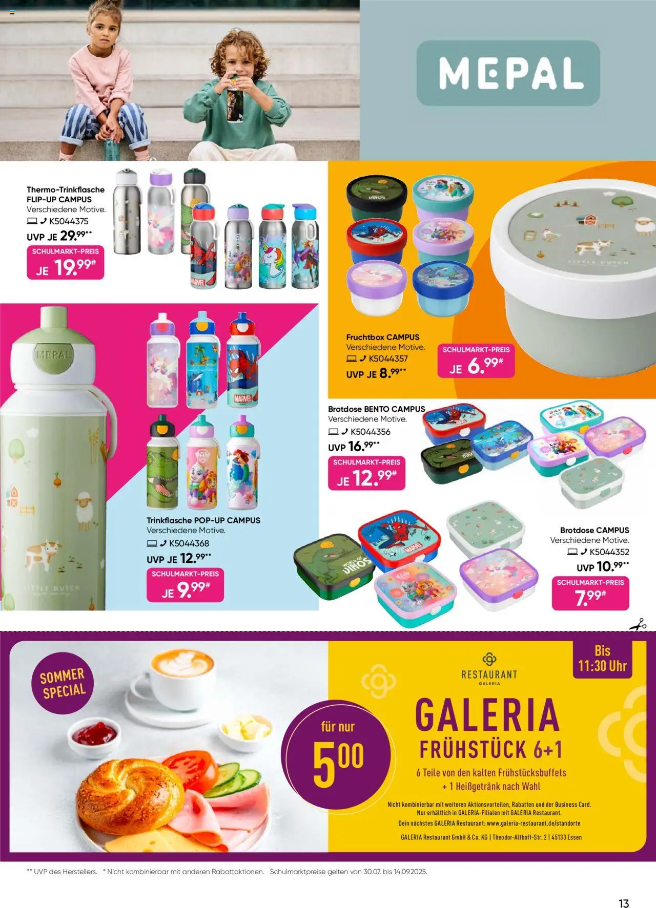 Galeria Karstadt Kaufhof Prospekt 	 - gültig ab dem 20.08.2025 | Seite: 20 | Produkte: Uhr