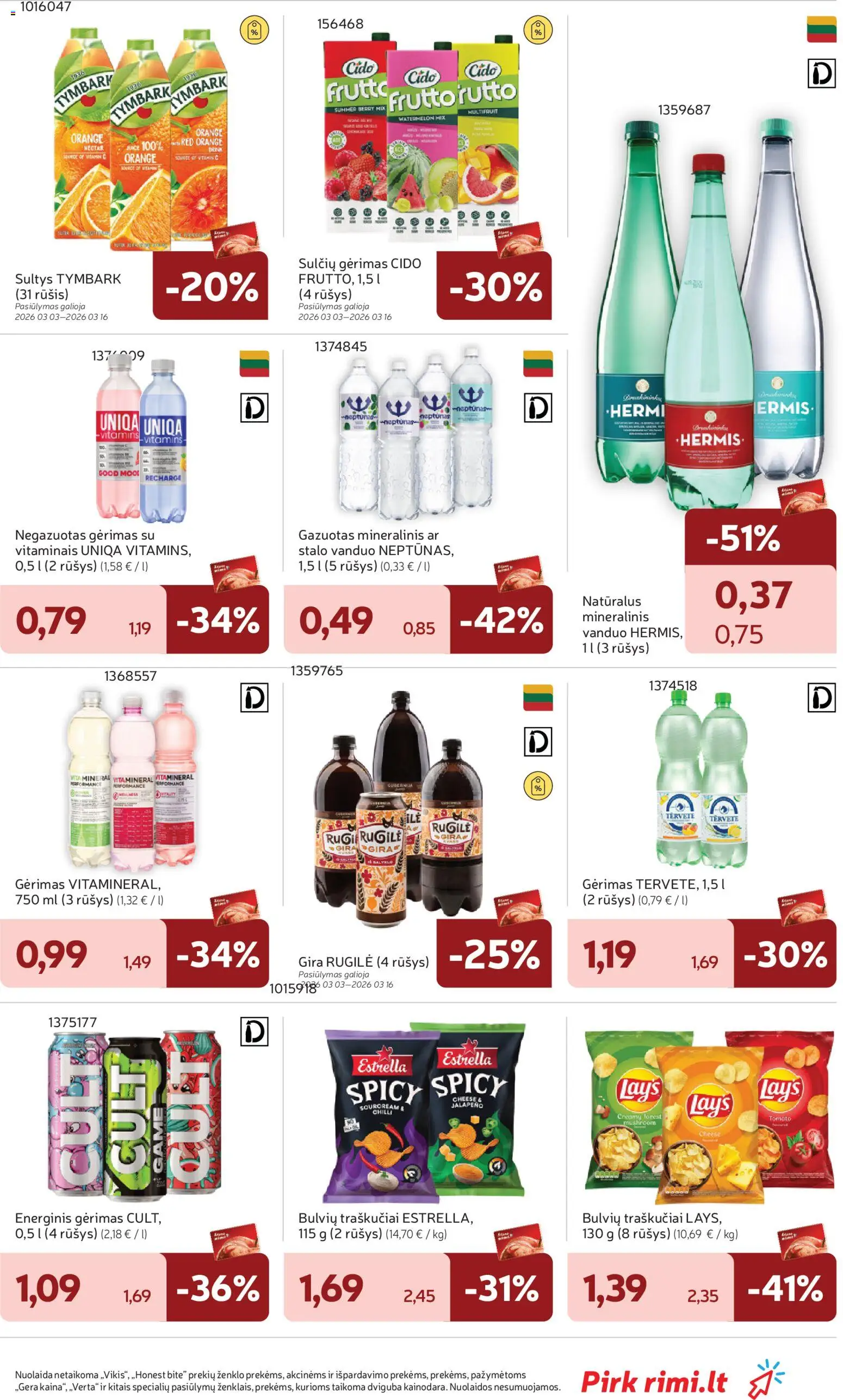 Rimi akcijos nuo 03.03.2026 | Puslapis: 33