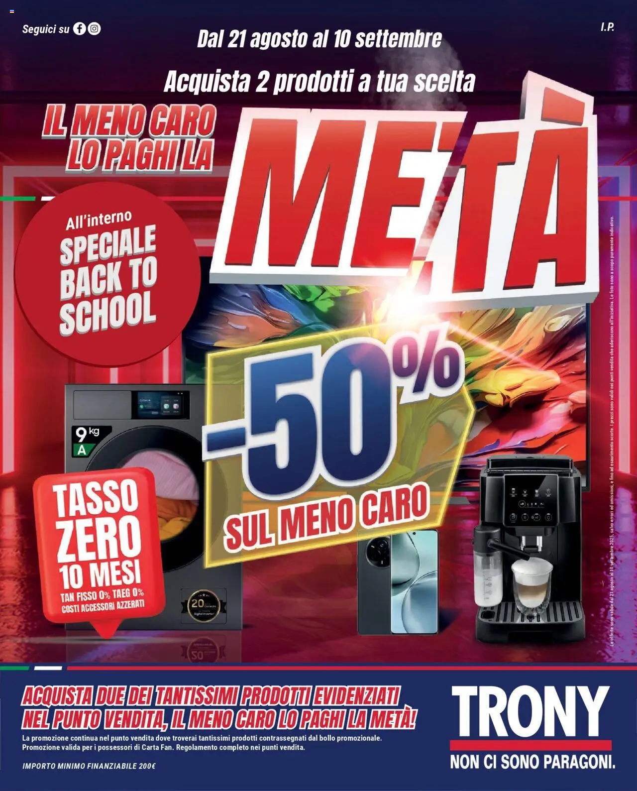 Volantino Trony del 21.08.2025 | Pagina: 1