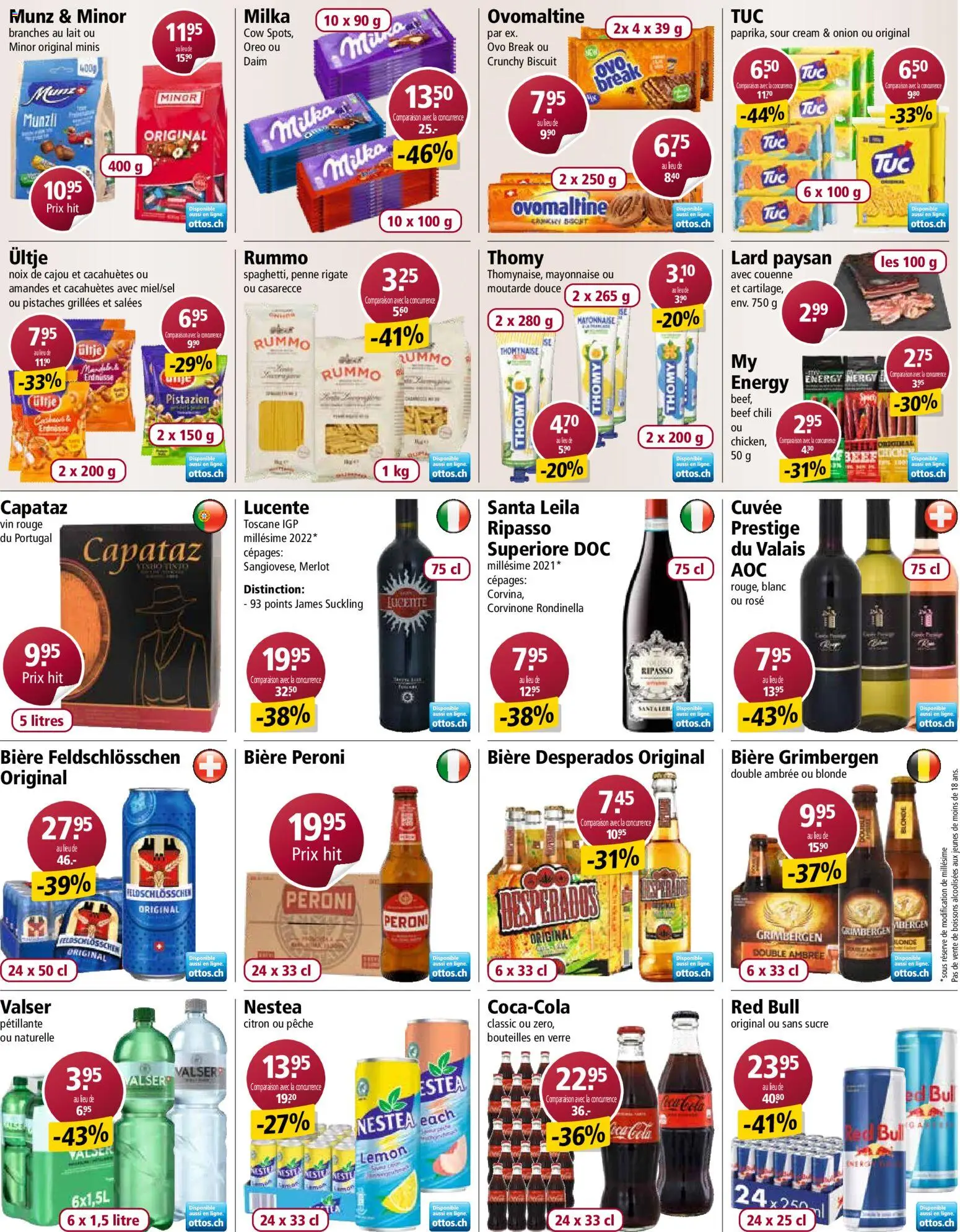 Otto's Aktionen FR – gültig ab 10.03.2026 | Seite: 2 | Produkte: Red bull, Merlot, Chili, Mayonnaise