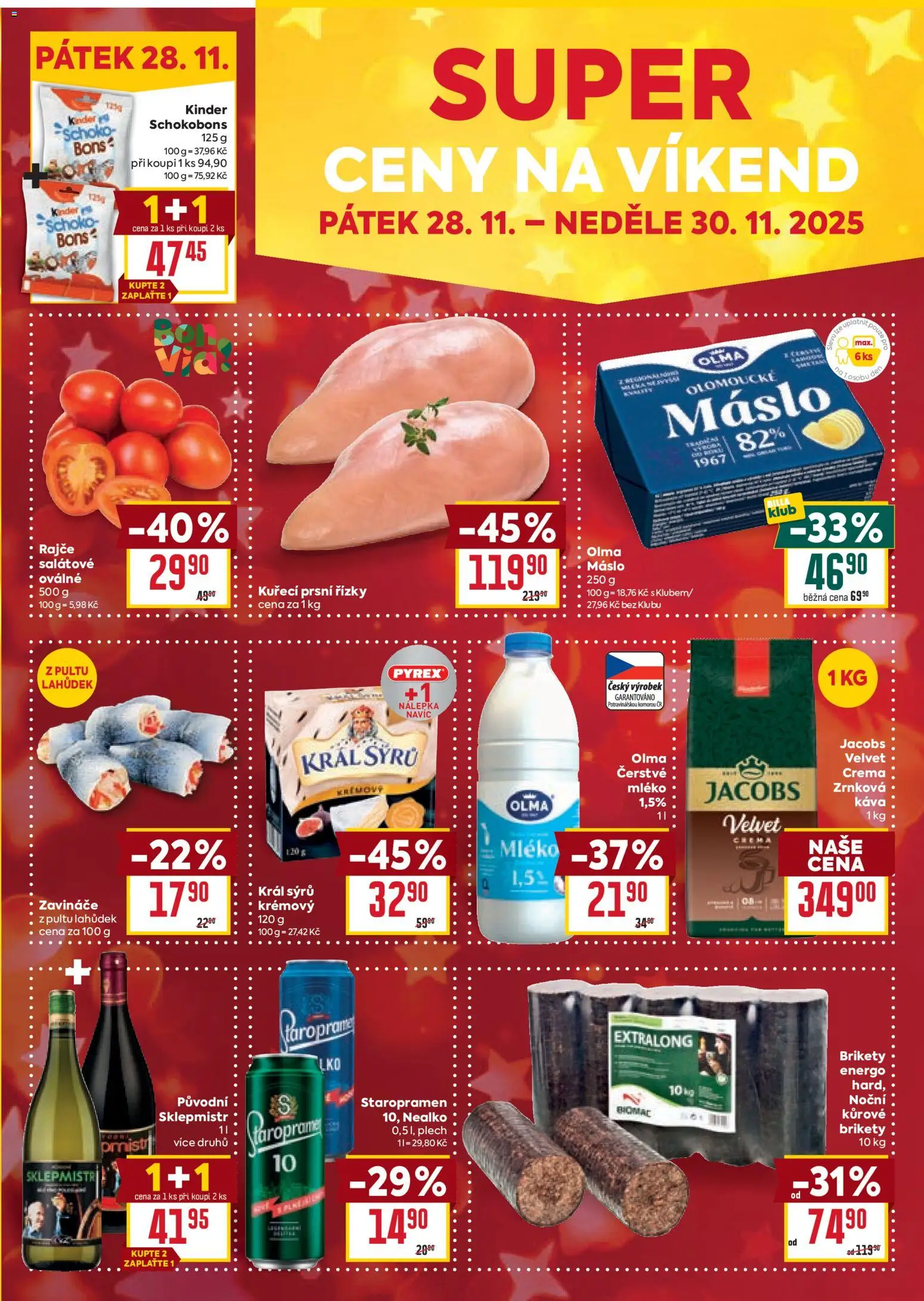 Billa Velký leták od 26.11.2025 | Strana: 37 | Produkty: Káva, Sklepmistr, Velvet, Crema