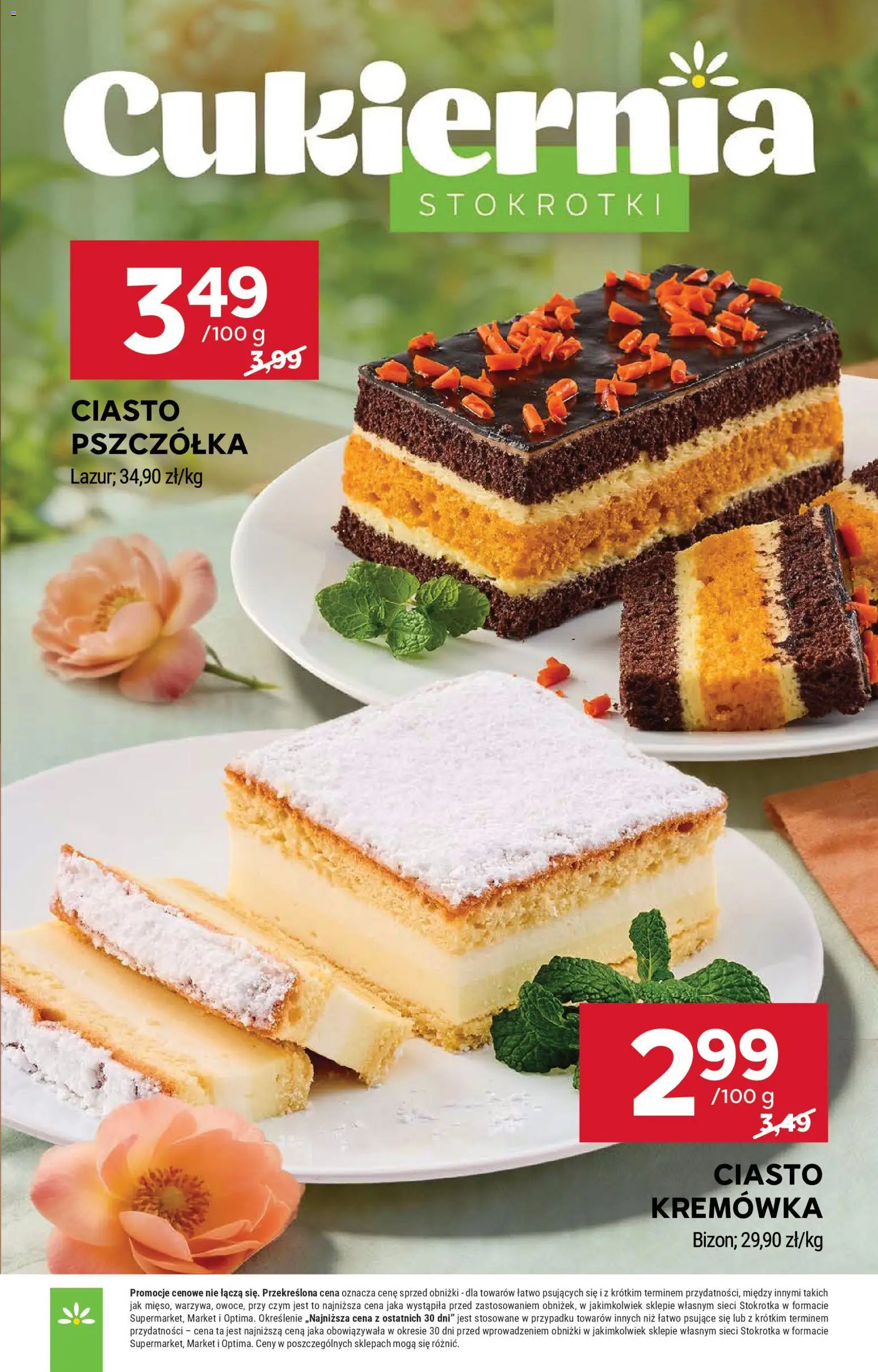Stokrotka gazetka - Market od 29.04.2026 | Strona: 18 | Produkty: Stokrotka, Ciasto