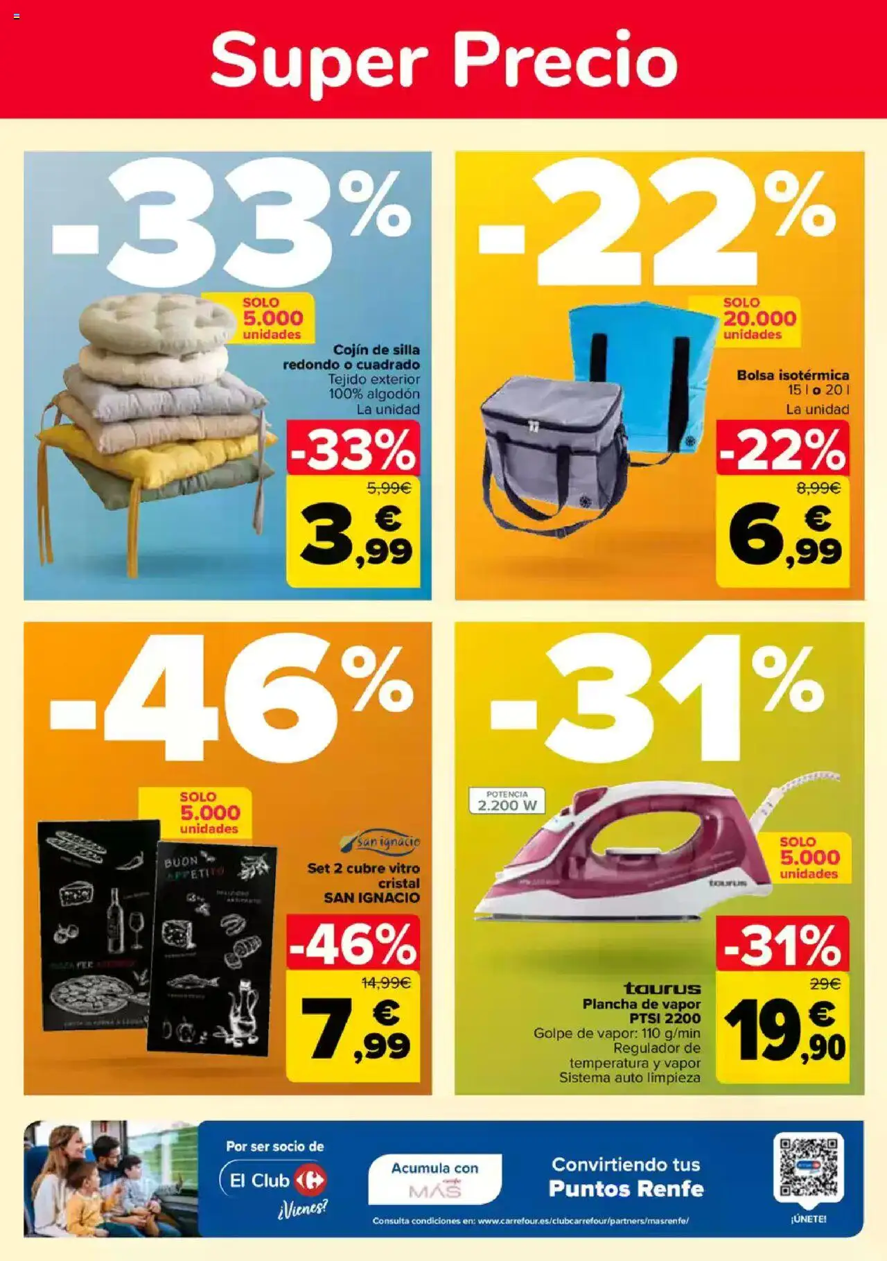 Carrefour folleto │ válido desde el 26.06.2025 | Página: 64 | Productos: Bolsa, Plancha, Cojín, Silla