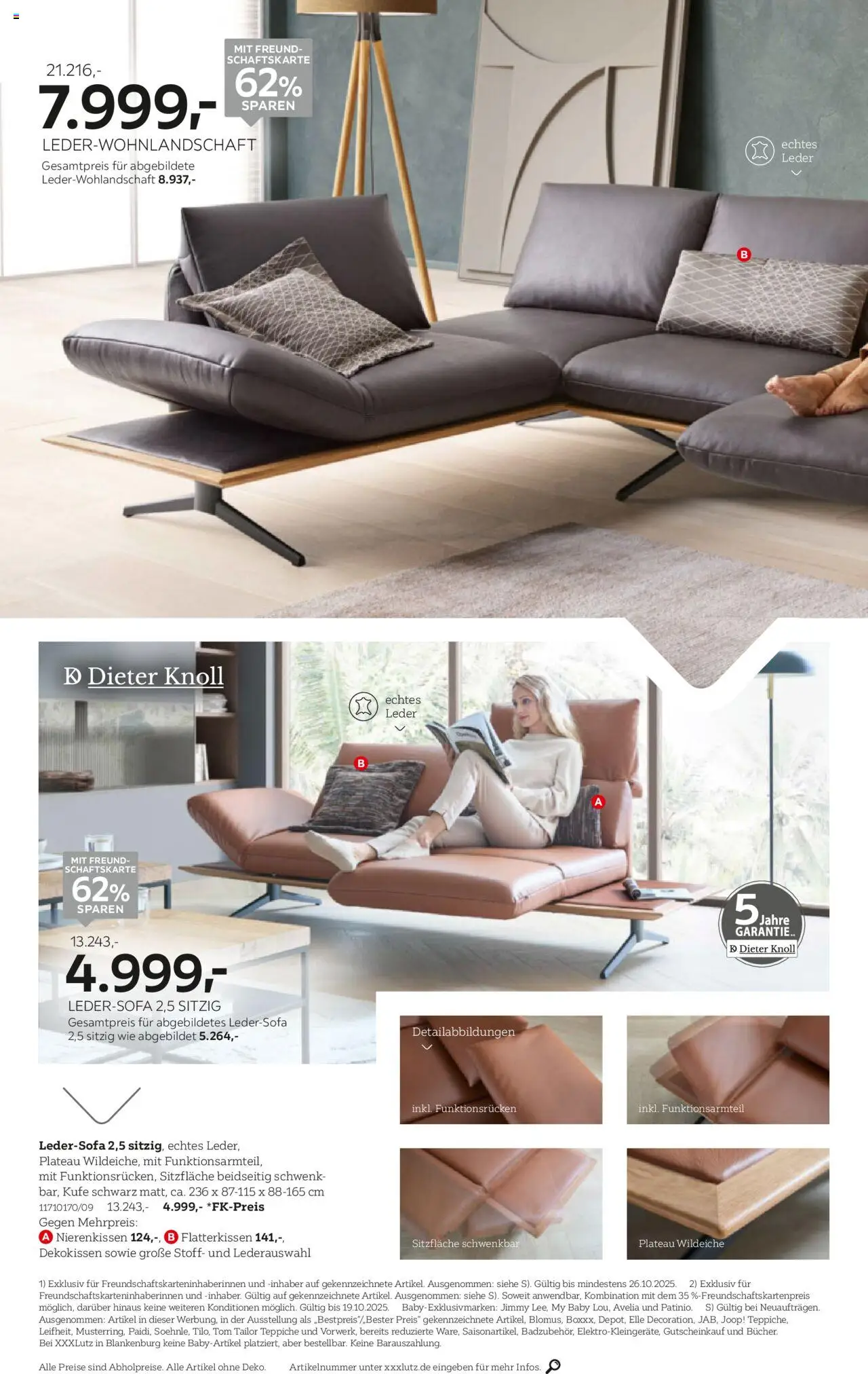XXXL Lutz Möbeltrends – gültig ab 12.10.2025 | Seite: 2 | Produkte: Ledersofa