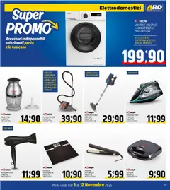 Anteprima del volantino Volantino ARD Discount	 valido a partire dal 03.11.2025 | Pagina: 23 | Prodotti: Centrifuga, Tritatutto, Scopa, Ferro da stiro