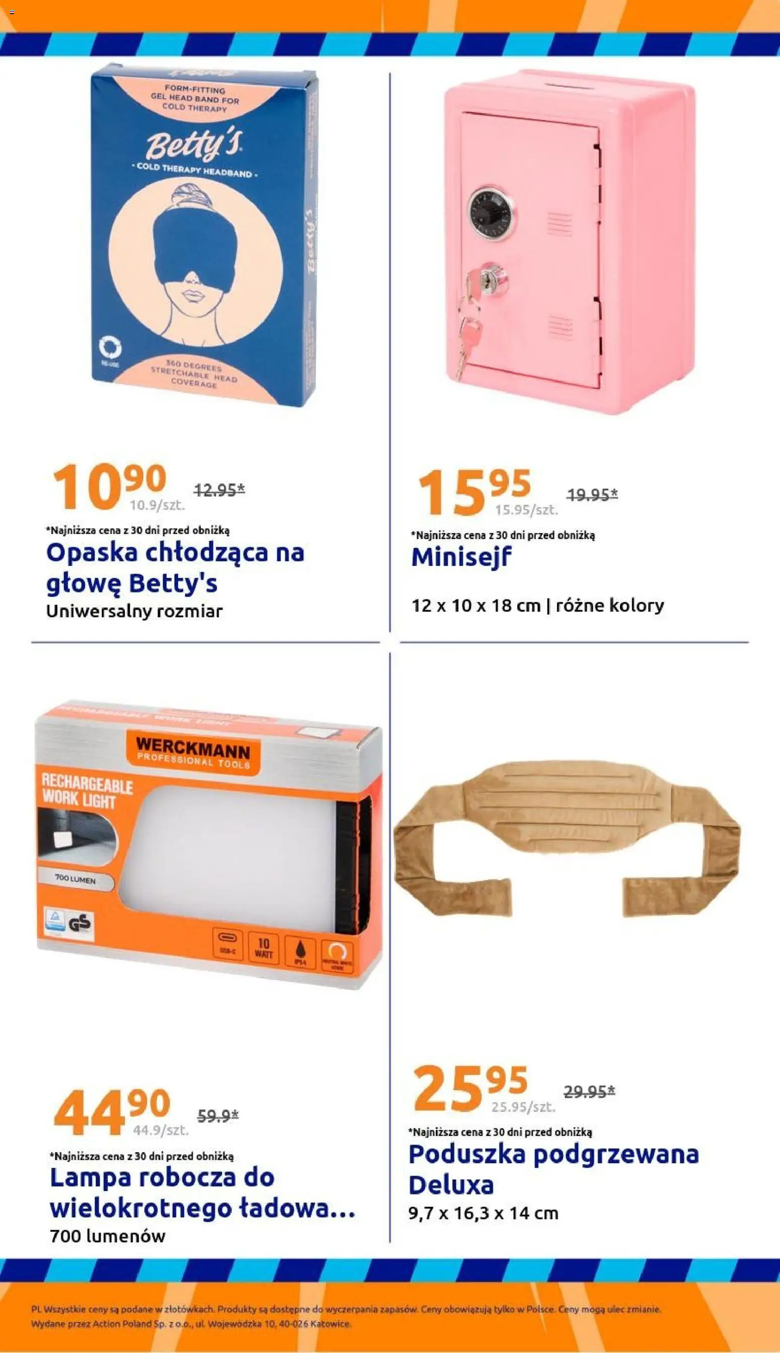 Action Gazetka od 07.01.2026 | Strona: 29 | Produkty: Poduszka, Lampa