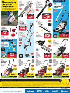 Makro specials catalogue – valid from 01.12.2025 | Page: 4 | Products: Cable, Tank, Mower, Stock