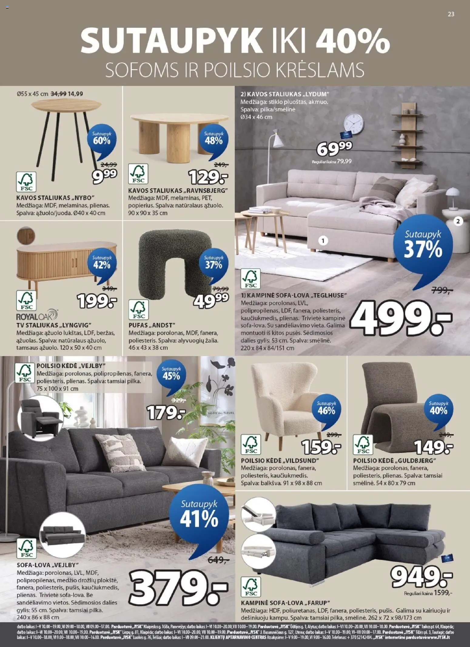 JYSK akcijos nuo 03.03.2026 | Puslapis: 23