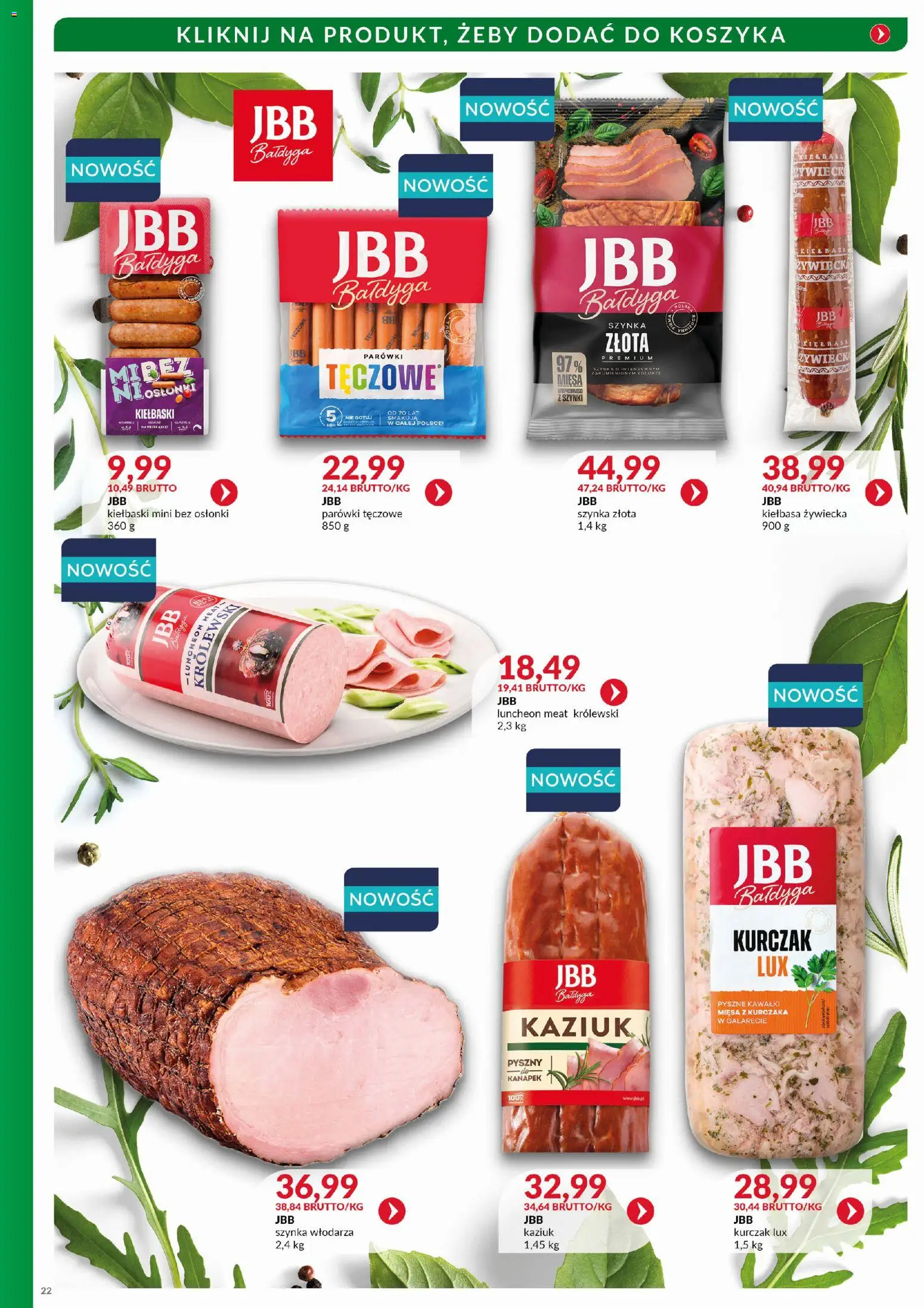 Eurocash Gazetka - Katalog Wędlin od 01.11.2025 | Strona: 22