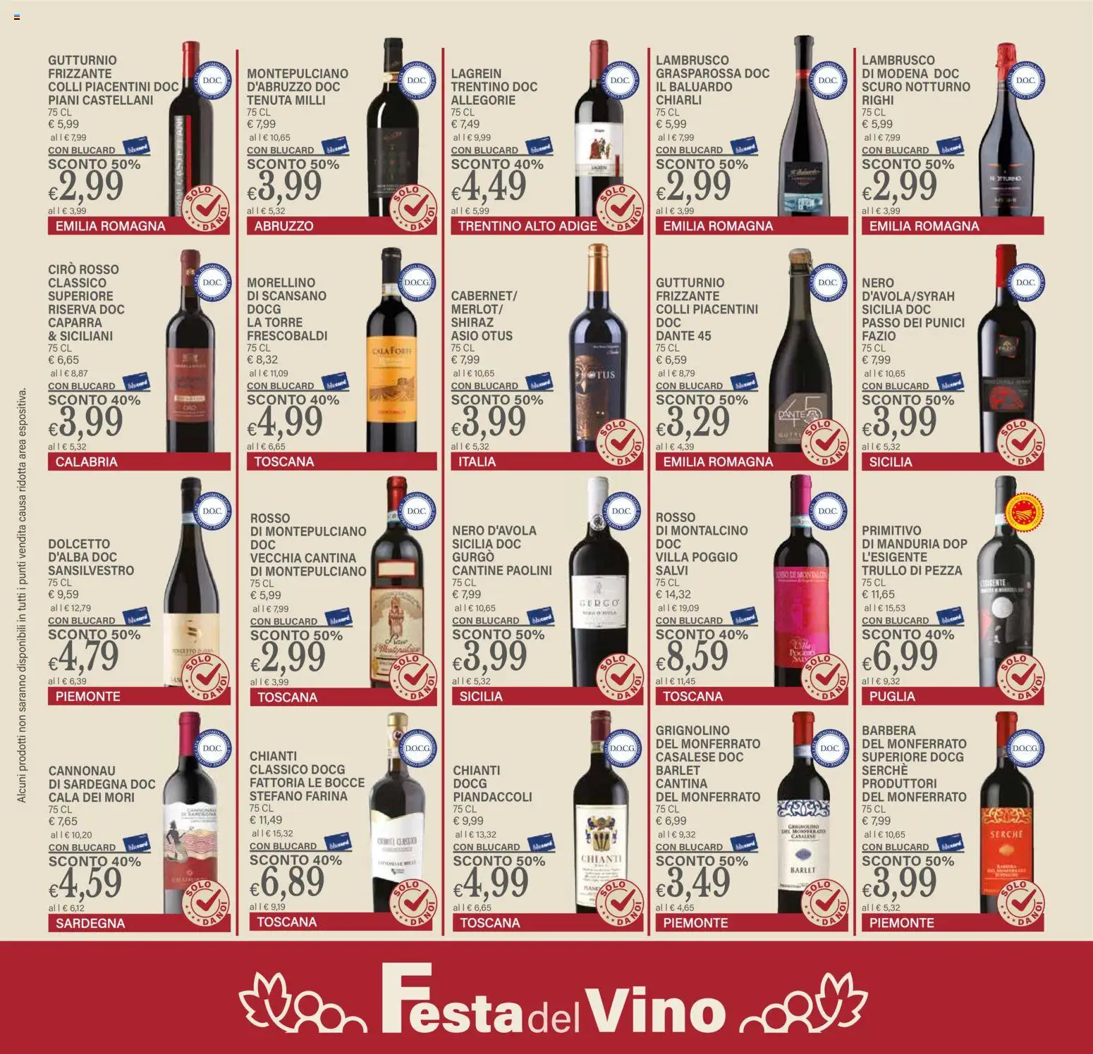 Volantino Il Gigante del 24.11.2025 | Pagina: 22 | Prodotti: Vino, Farina