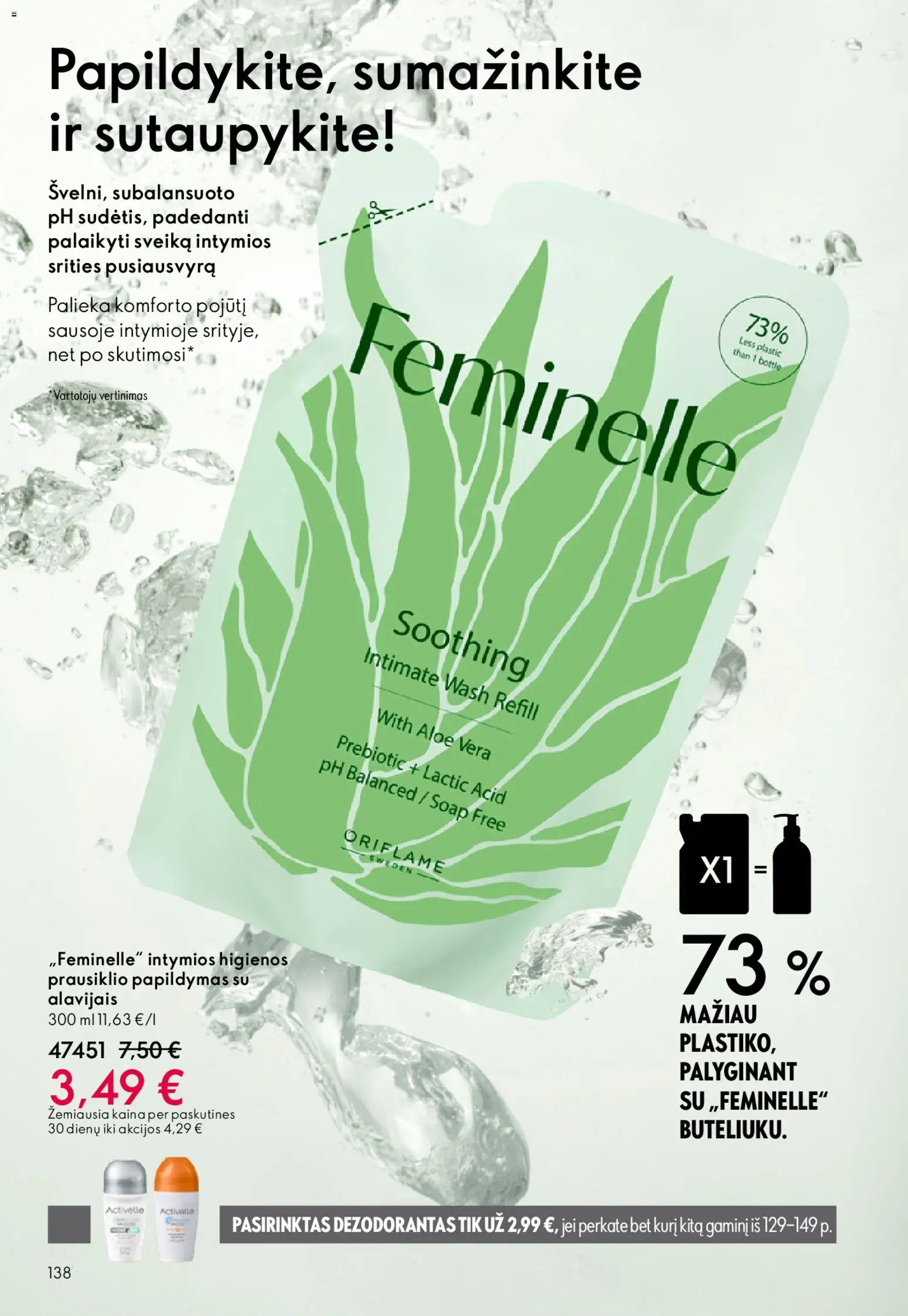 Oriflame akcijos nuo 11.03.2026 | Puslapis: 138 | Prekių: Dezodorantas