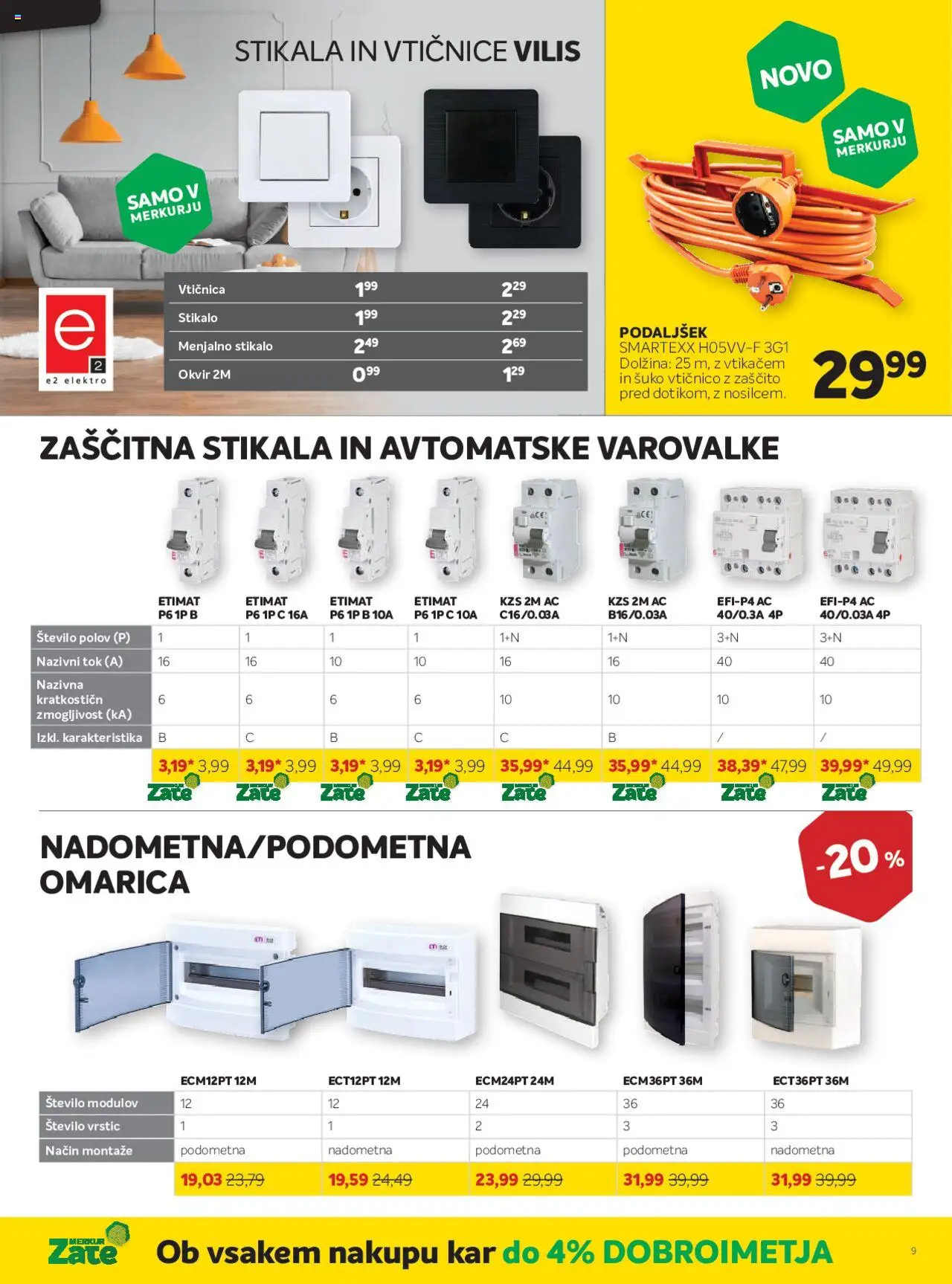 Merkur katalog │ velja od 06.08.2025 | Stran: 37 | Izdelki: Okvir, Vticnica, Omarica