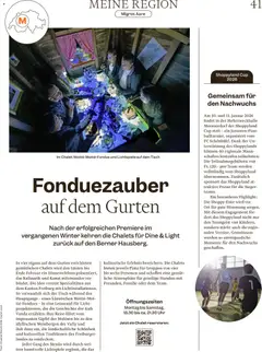 Migros - Magazin ab 05.01.2026 gültig | Seite: 41